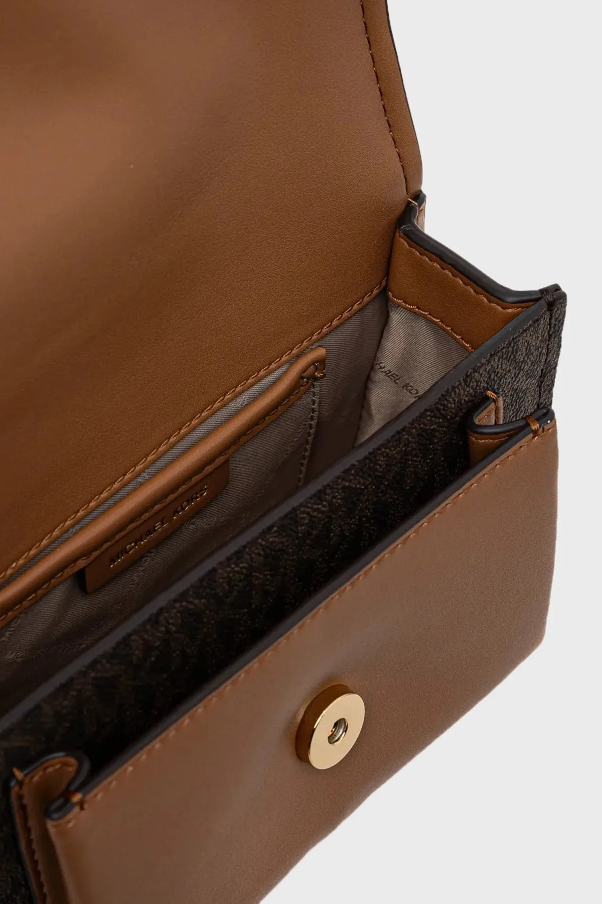 Michael Kors Logolu Ayarlanabilir Zincir Askılı 32R5GC7C1B252 Bayan Çanta 32R5GC7C1B 252 KAHVE - 9