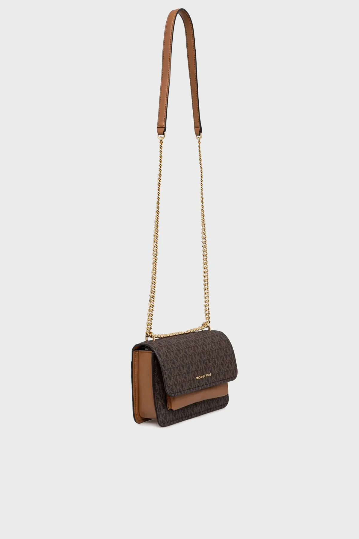 Michael Kors Logolu Ayarlanabilir Zincir Askılı 32R5GC7C1B252 Kadın Çanta 32R5GC7C1B 252 KAHVE - 2