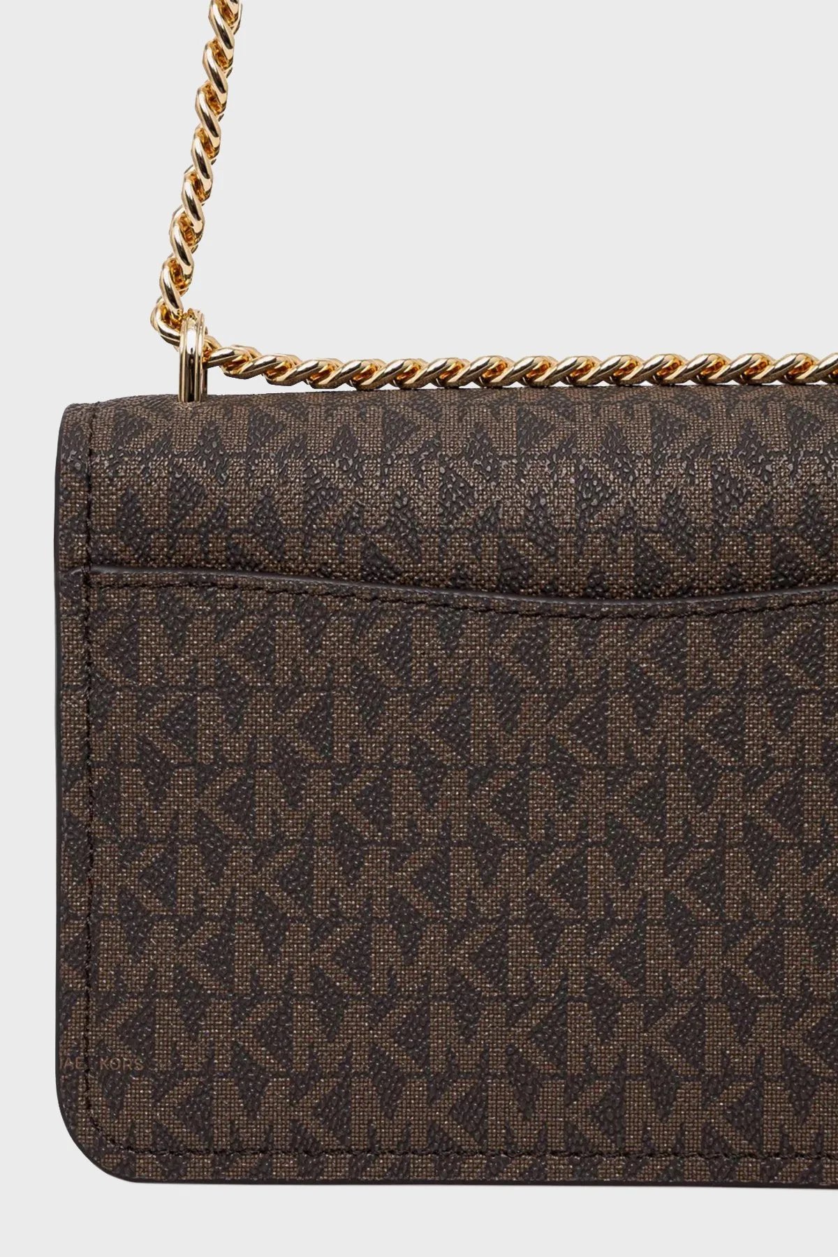 Michael Kors Logolu Ayarlanabilir Zincir Askılı 32R5GC7C1B252 Kadın Çanta 32R5GC7C1B 252 KAHVE - 3