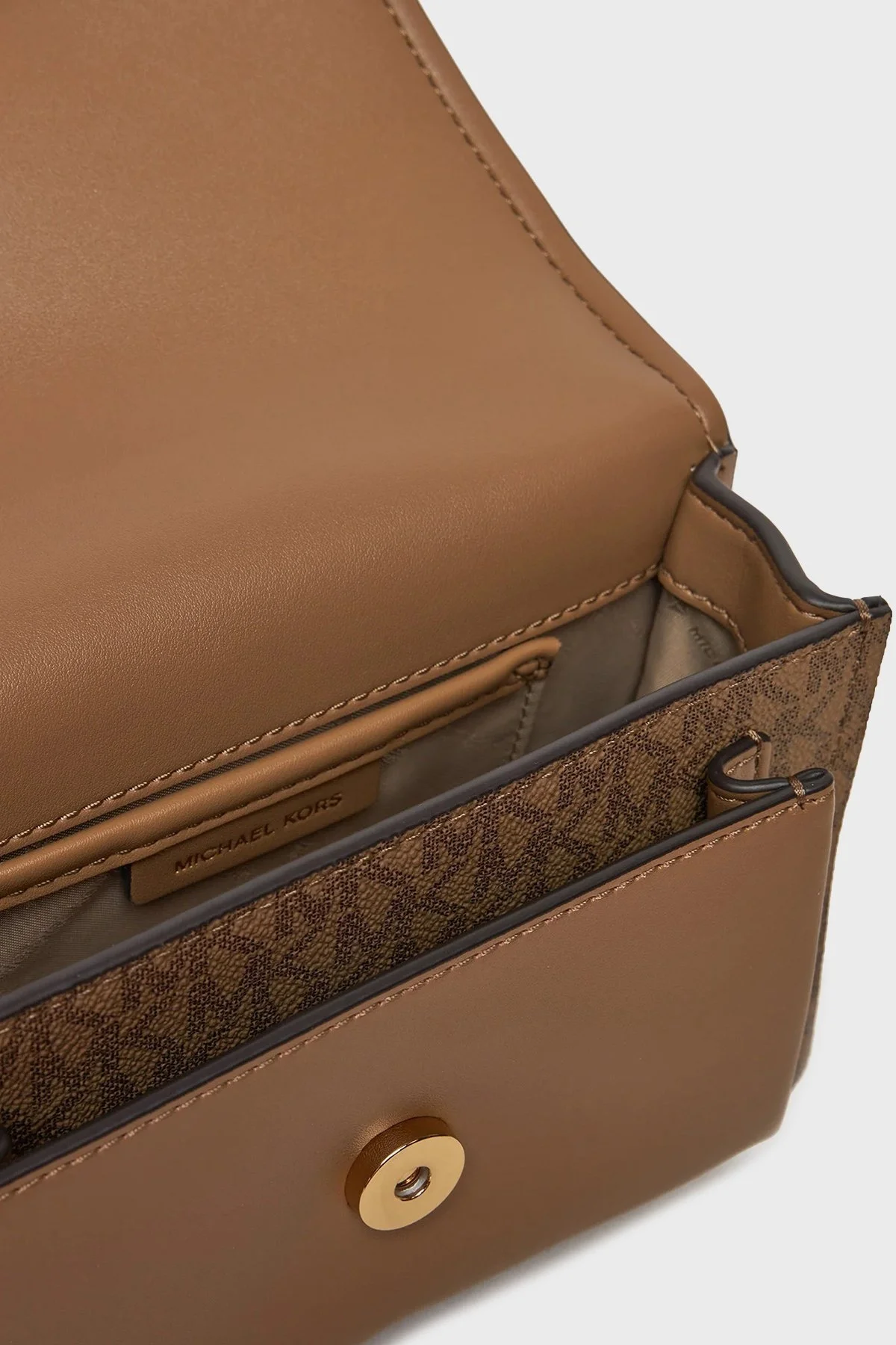 Michael Kors Logolu Ayarlanabilir Zincir Askılı 32R5GC7C1V297 Bayan Çanta 32R5GC7C1V 297 BEJ - 9