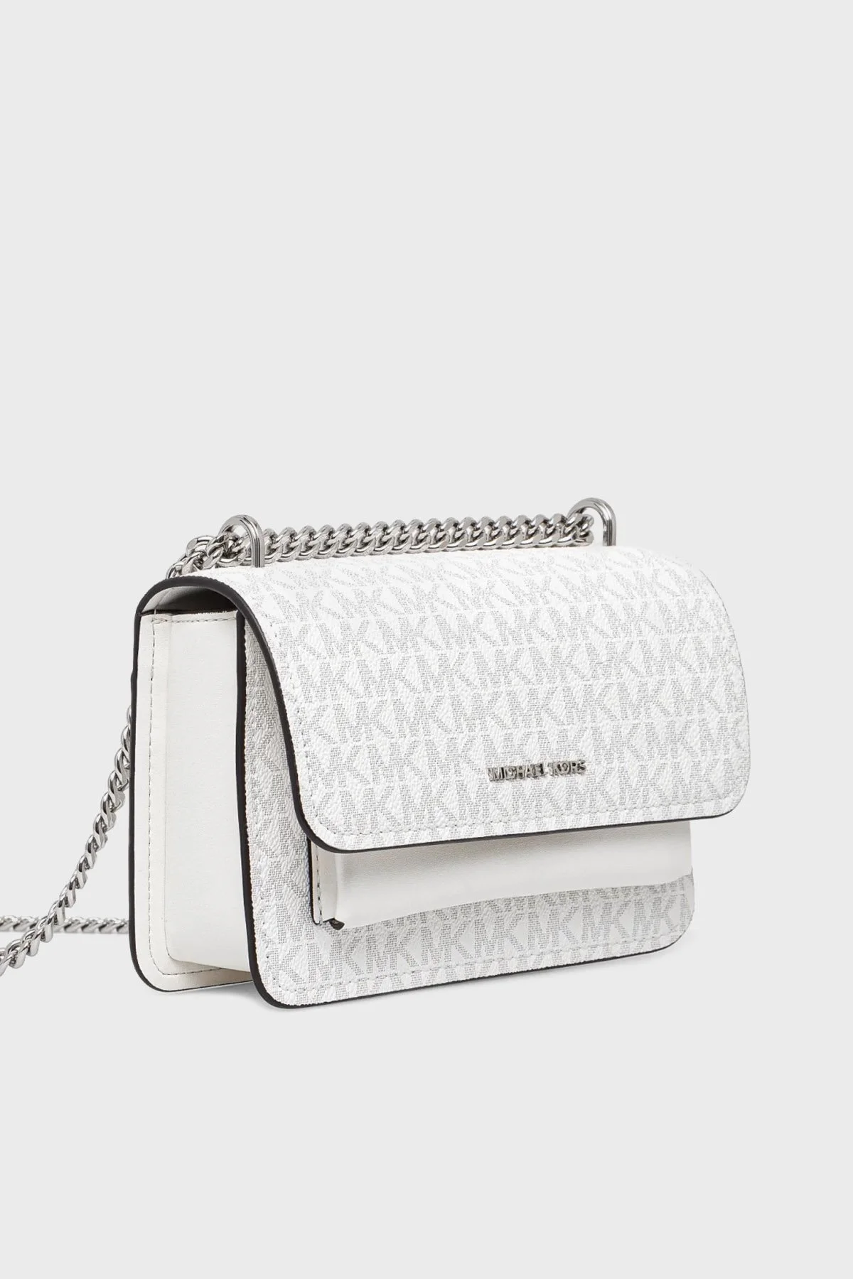 Michael Kors Logolu Ayarlanabilir Zincir Askılı 32R5SC7C1V101 Bayan Çanta 32R5SC7C1V 101 BEYAZ - 3