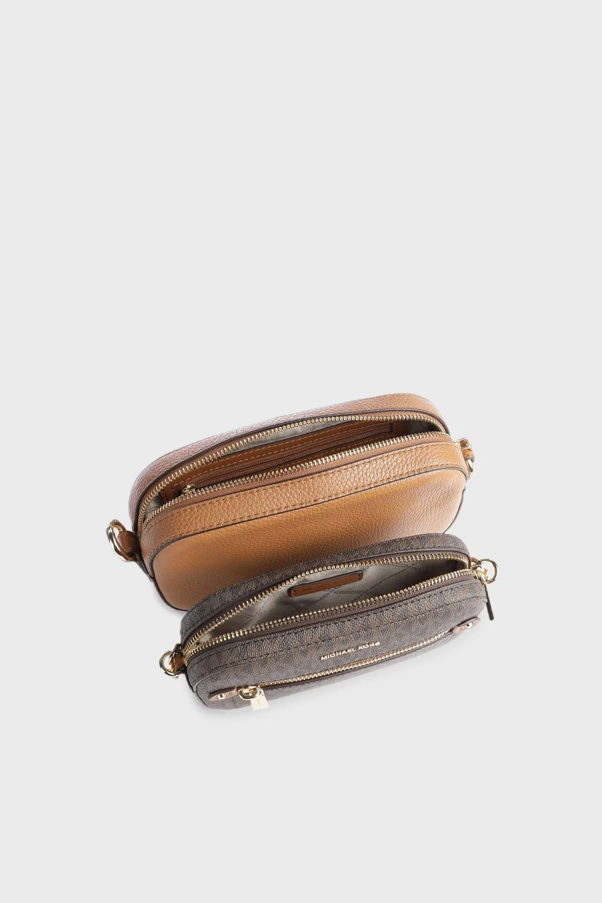 Michael Kors Logolu Ayrılabilir Ön Bölmeli Zincir Askılı Hakiki Deri Bayan Çanta 32R3GJ6C4L 252 KAHVE-TABA - 7