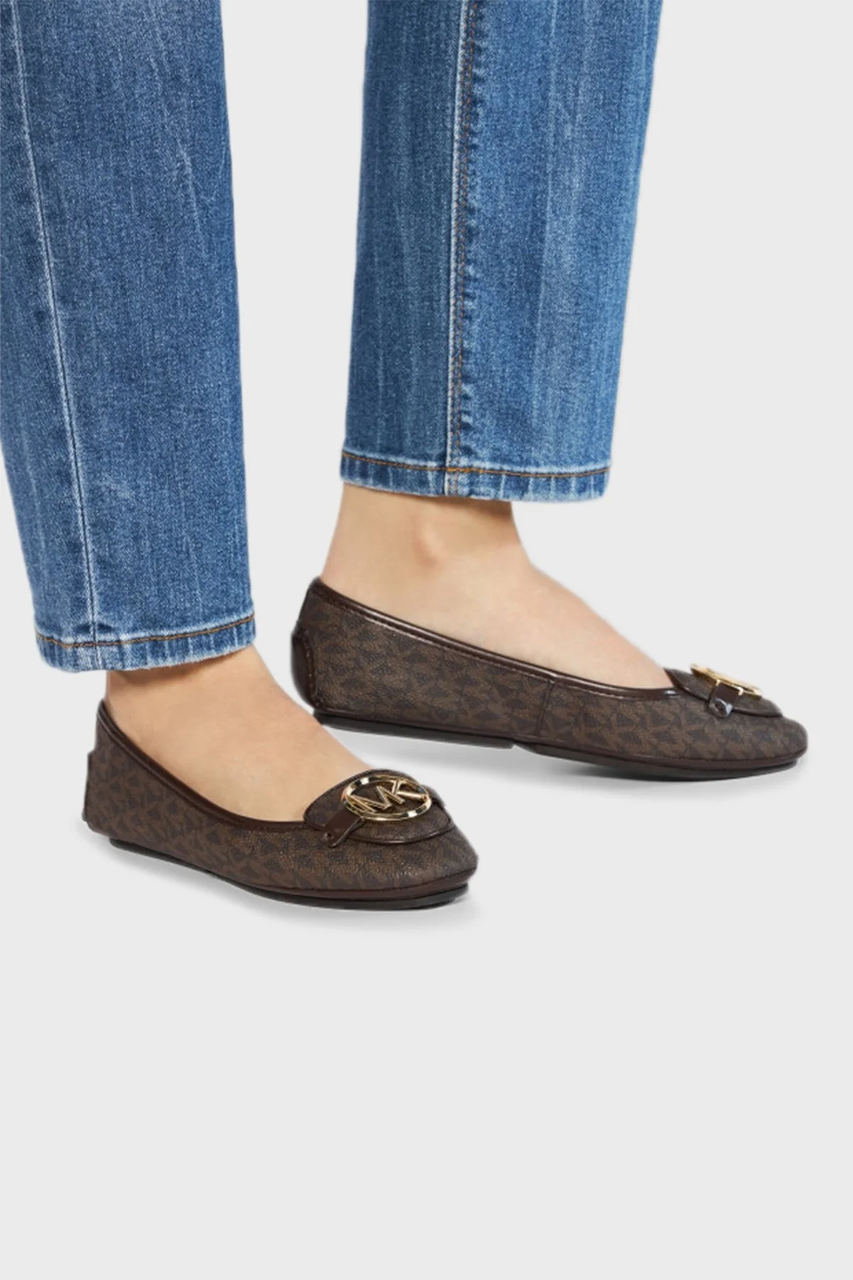 Michael Kors Logolu Bayan Ayakkabı 40R9LIFP3B 200 KAHVE - 2