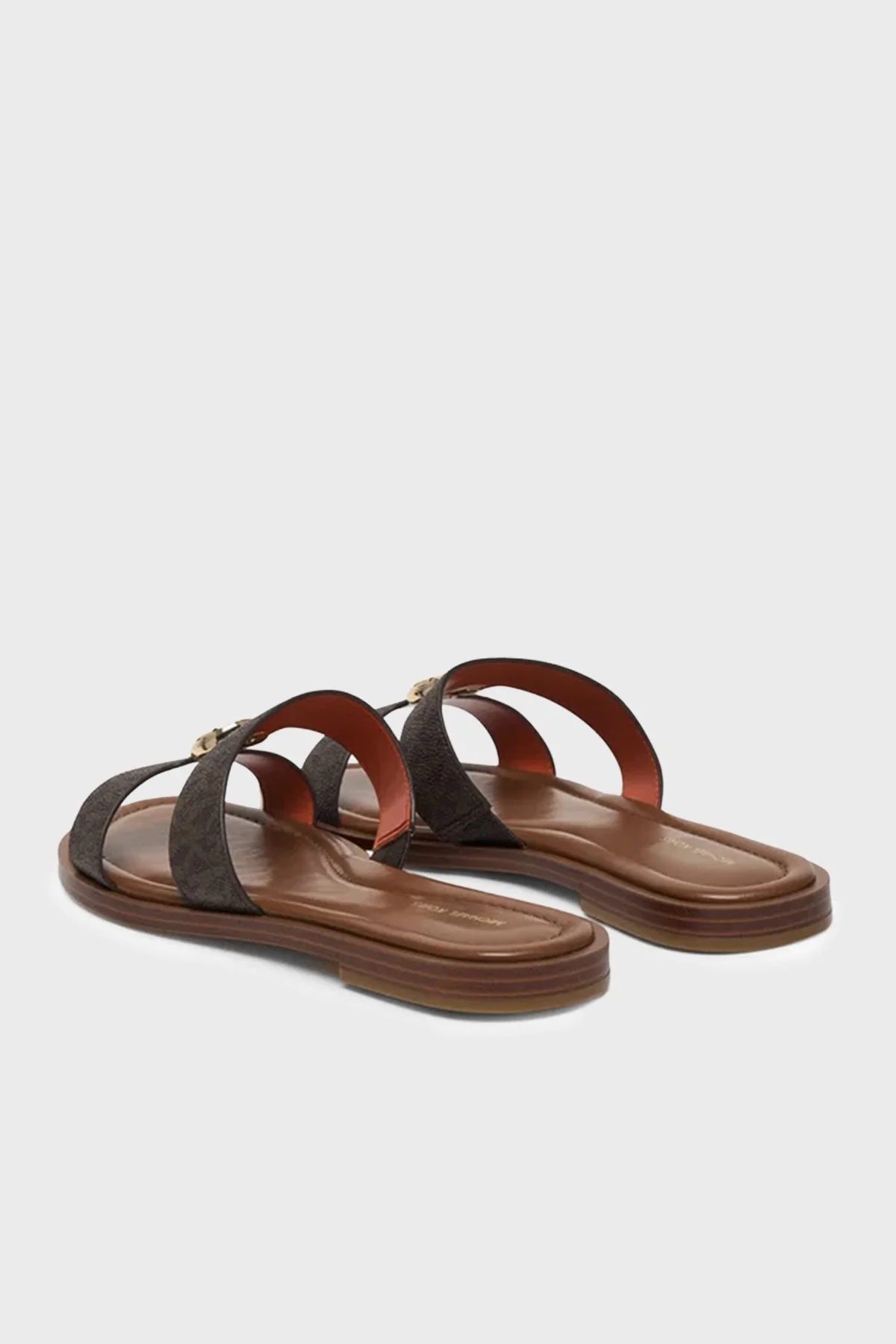 Michael Kors Logolu Kadın Terlik 40S6ERFS2B 200 KAHVE - 4