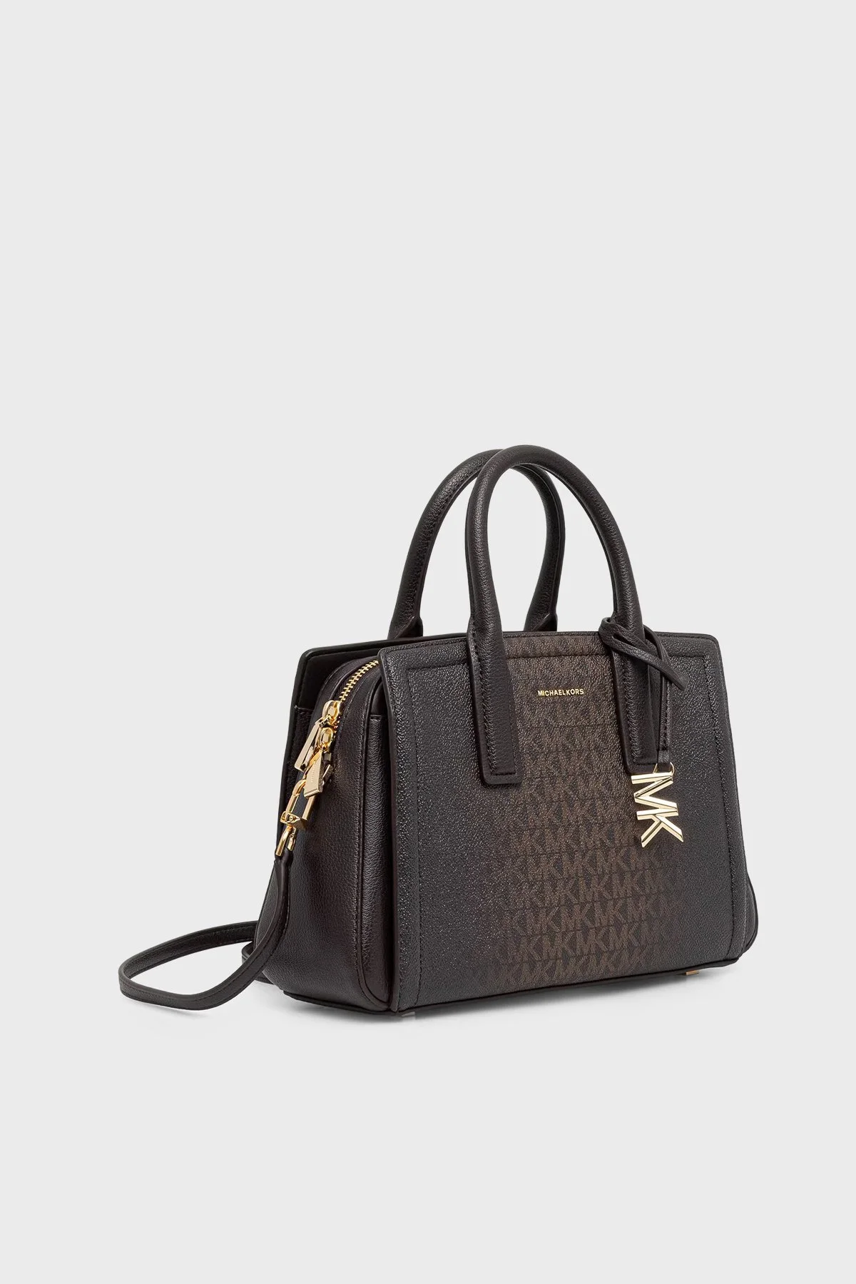 Michael Kors Logolu Çıkarılabilir Askılı 30F6G9IS1B251 Kadın Çanta 30F6G9IS1B 251 Kahve - 3