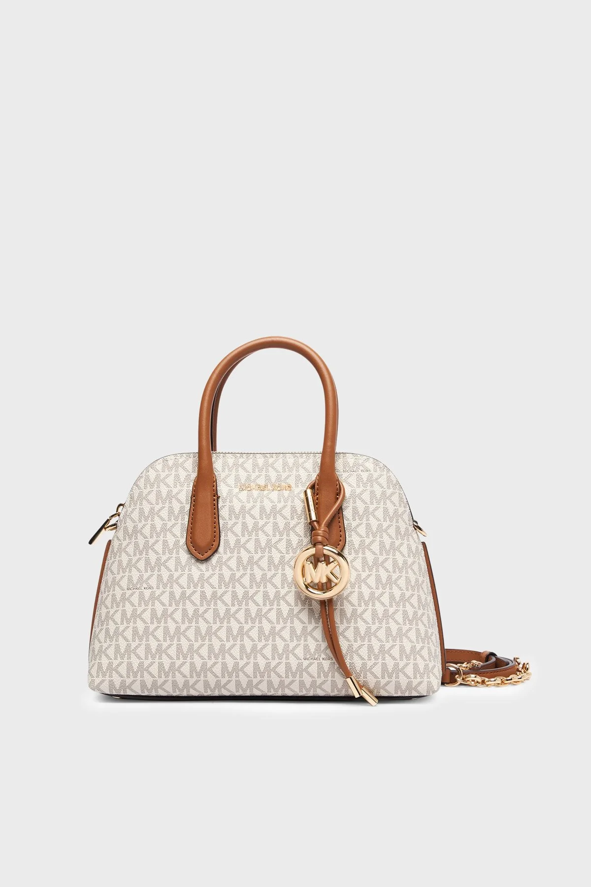 Michael Kors Logolu Çıkarılabilir Askılı 30T6GX4S2B149 Kadın Çanta 30T6GX4S2B 149 Ekru - 1