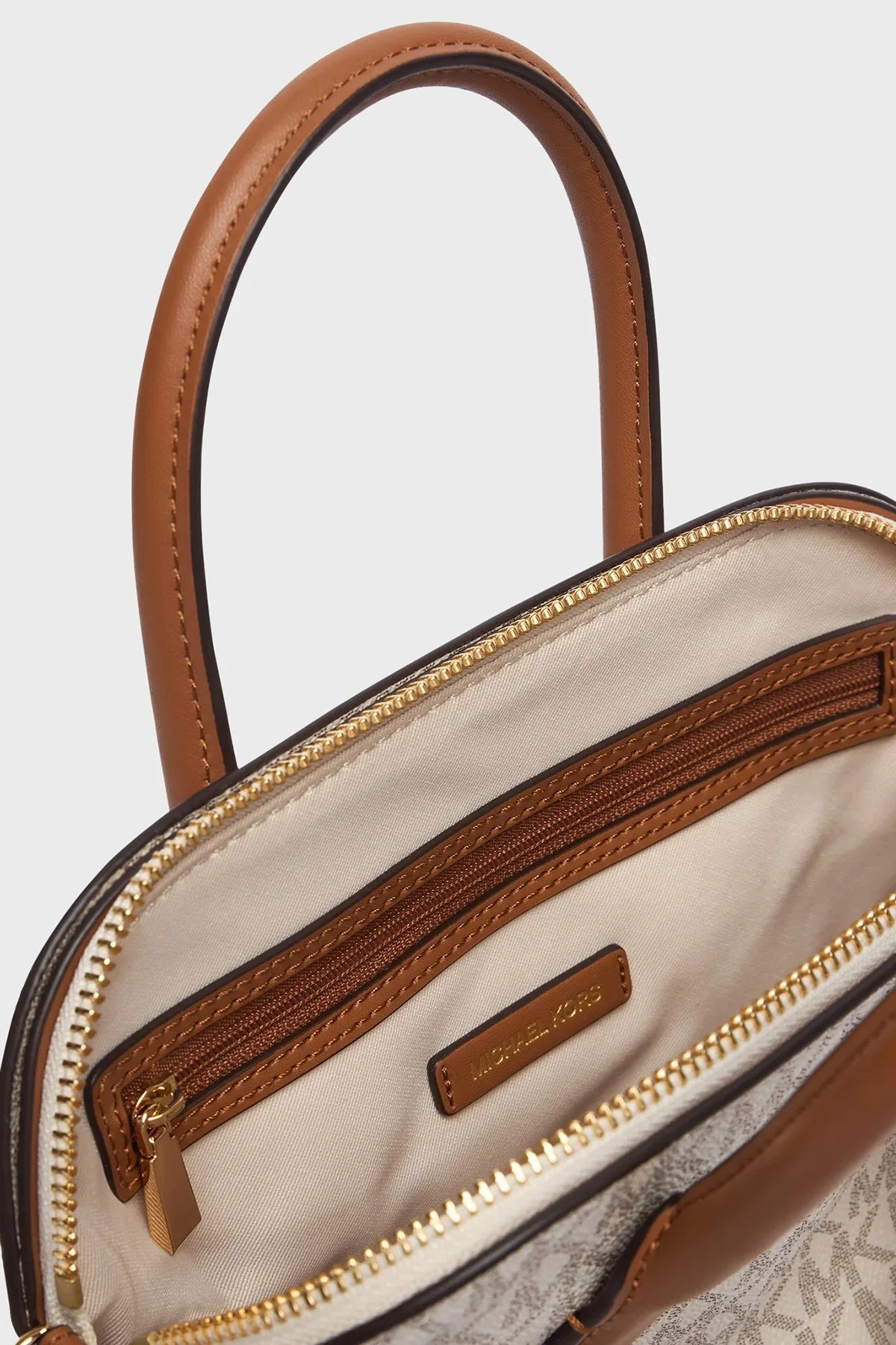 Michael Kors Logolu Çıkarılabilir Askılı 30T6GX4S2B149 Kadın Çanta 30T6GX4S2B 149 Ekru - 5