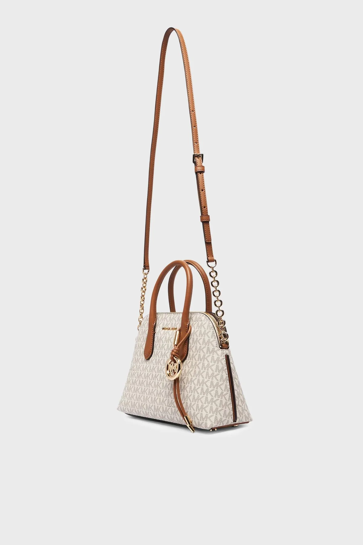 Michael Kors Logolu Çıkarılabilir Askılı 30T6GX4S2B149 Kadın Çanta 30T6GX4S2B 149 Ekru - 6
