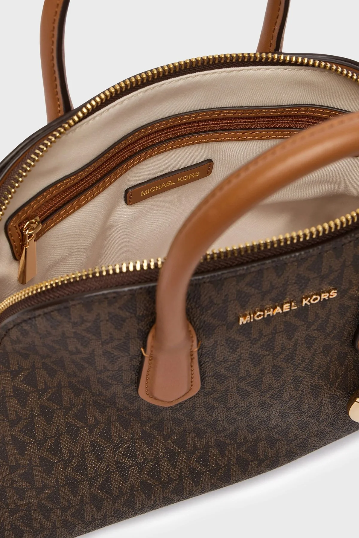 Michael Kors Logolu Çıkarılabilir Askılı 30T6GX4S2B252 Kadın Çanta 30T6GX4S2B 252 Kahve - 5