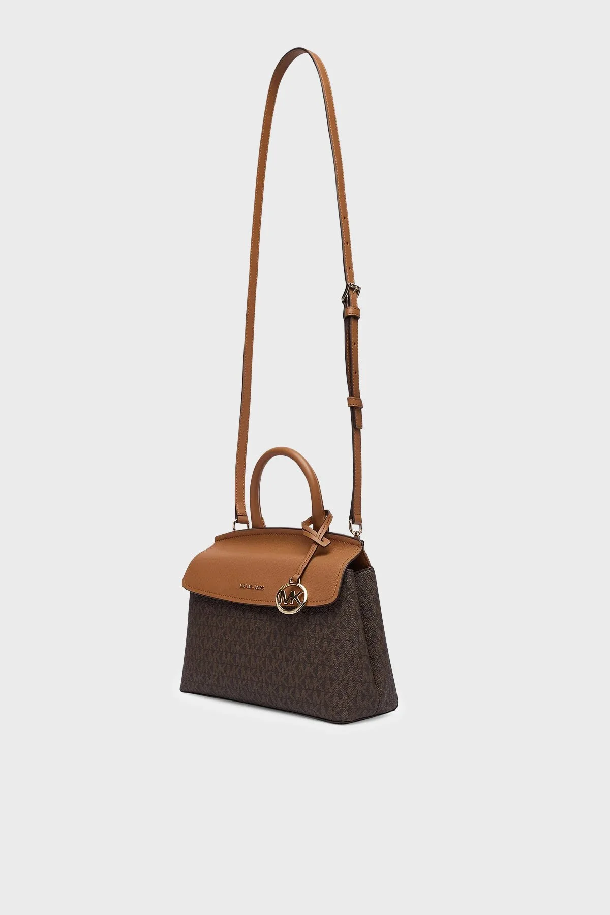 Michael Kors Logolu Çıkarılabilir Askılı 30T6GX7S1B252 Kadın Çanta 30T6GX7S1B 252 Kahve - 4