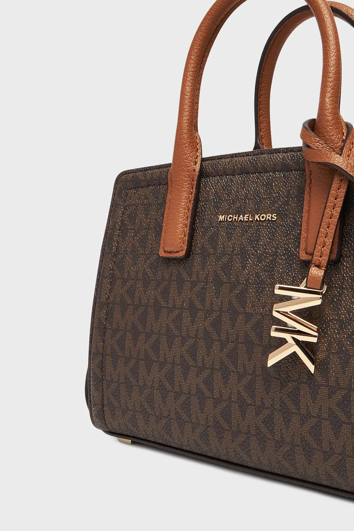 Michael Kors Logolu Çıkarılabilir Askılı 32F5G9IC0B252 Bayan Çanta 32F5G9IC0B 252 KAHVE - 4