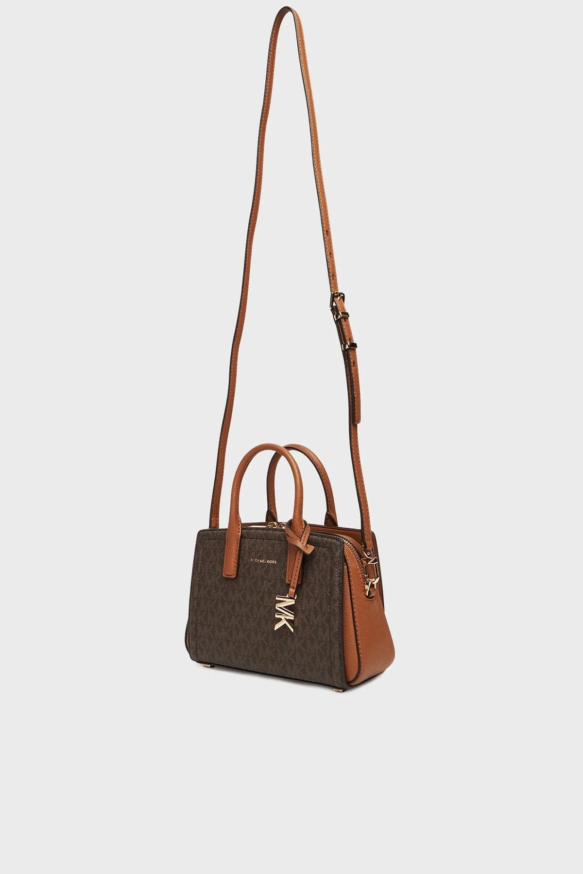 Michael Kors Logolu Çıkarılabilir Askılı 32F5G9IC0B252 Bayan Çanta 32F5G9IC0B 252 KAHVE - 5