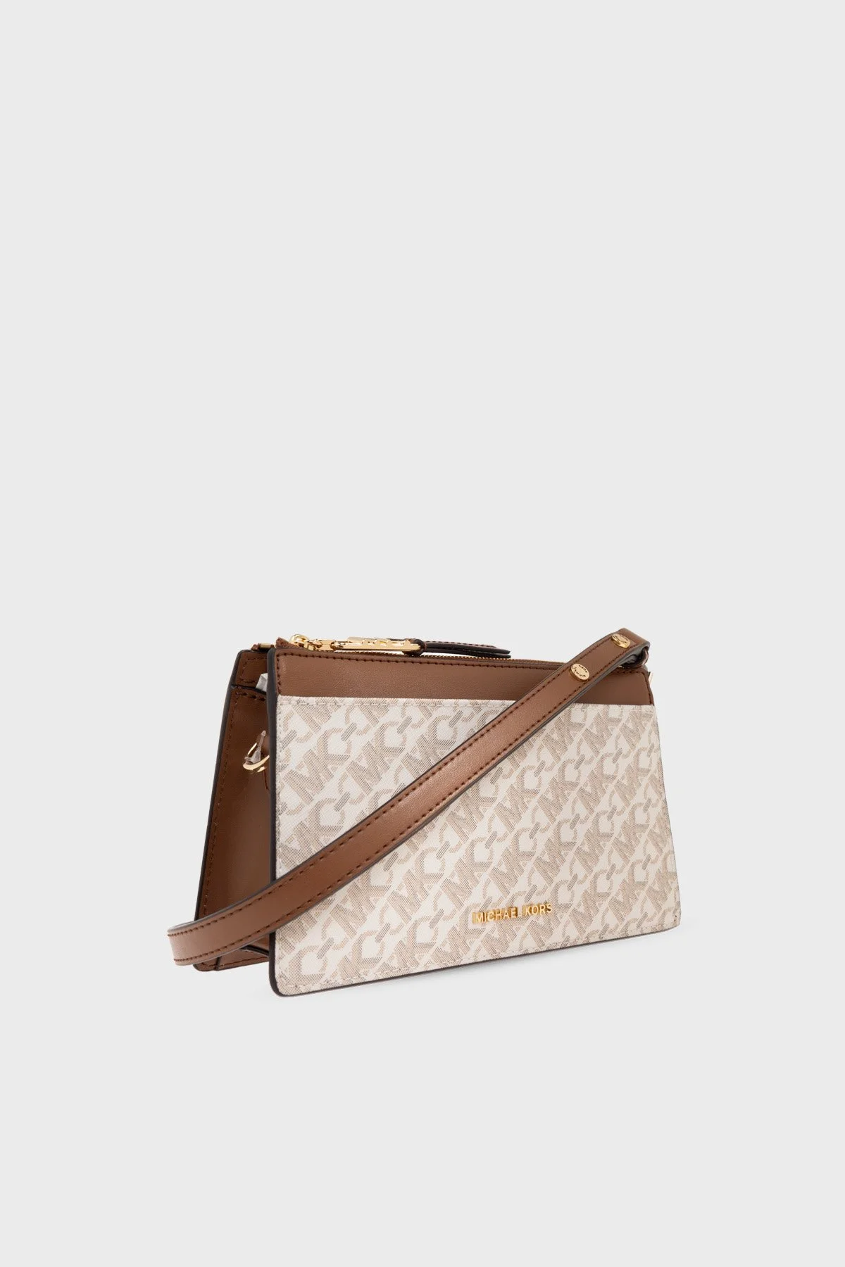 Michael Kors Logolu Çıkarılabilir Askılı 32H3G8EC7B099 Kadın Çanta 32H3G8EC7B 099 EKRU - 4