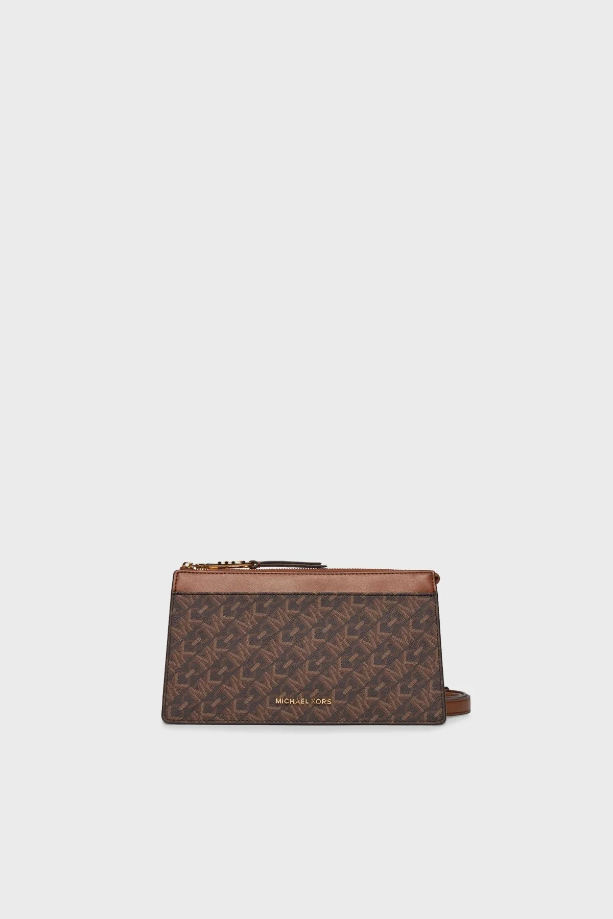 Michael Kors Logolu Çıkarılabilir Askılı 32H3G8EC7B227 Bayan Çanta 32H3G8EC7B 227 KAHVE - 1