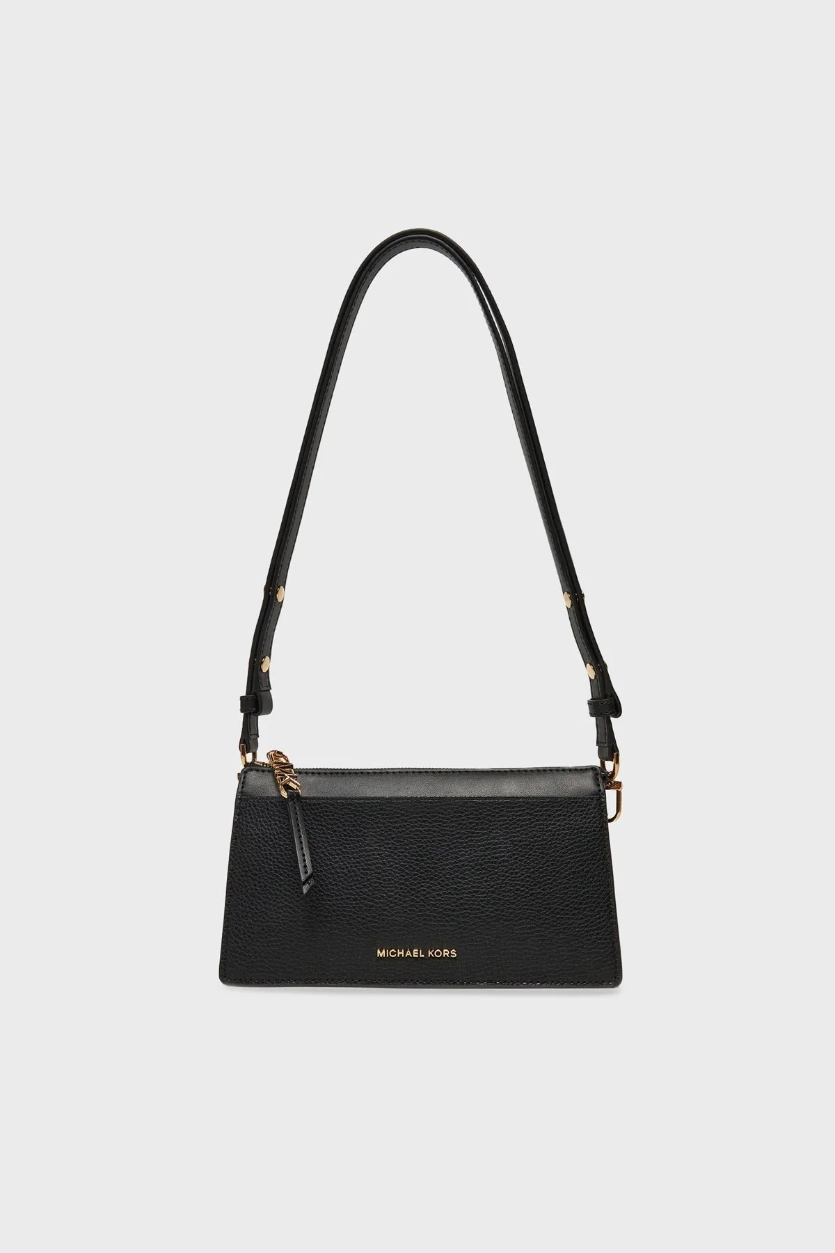 Michael Kors Logolu Çıkarılabilir Askılı 32H3G8EC7L001 Bayan Çanta 32H3G8EC7L 001 SİYAH - 6