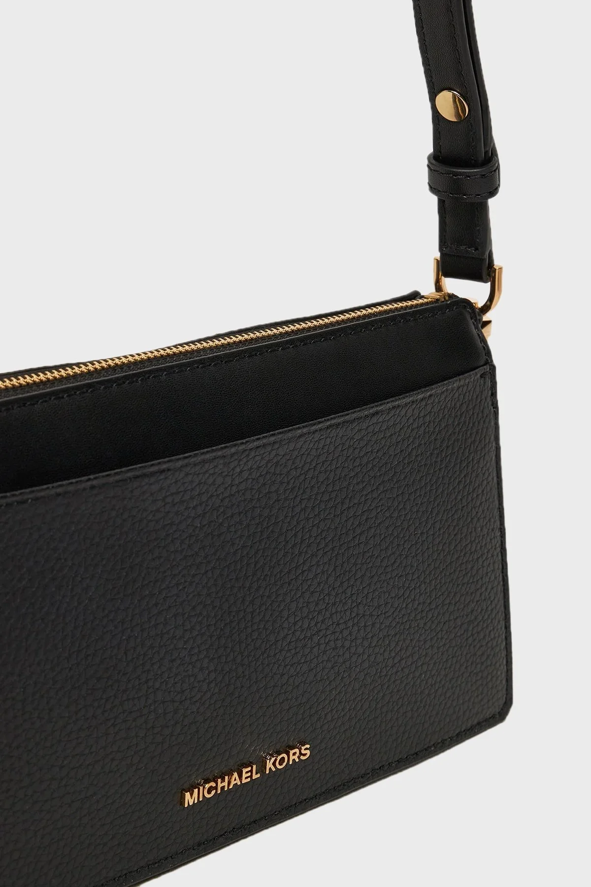 Michael Kors Logolu Çıkarılabilir Askılı 32H3G8EC7L001 Bayan Çanta 32H3G8EC7L 001 SİYAH - 10