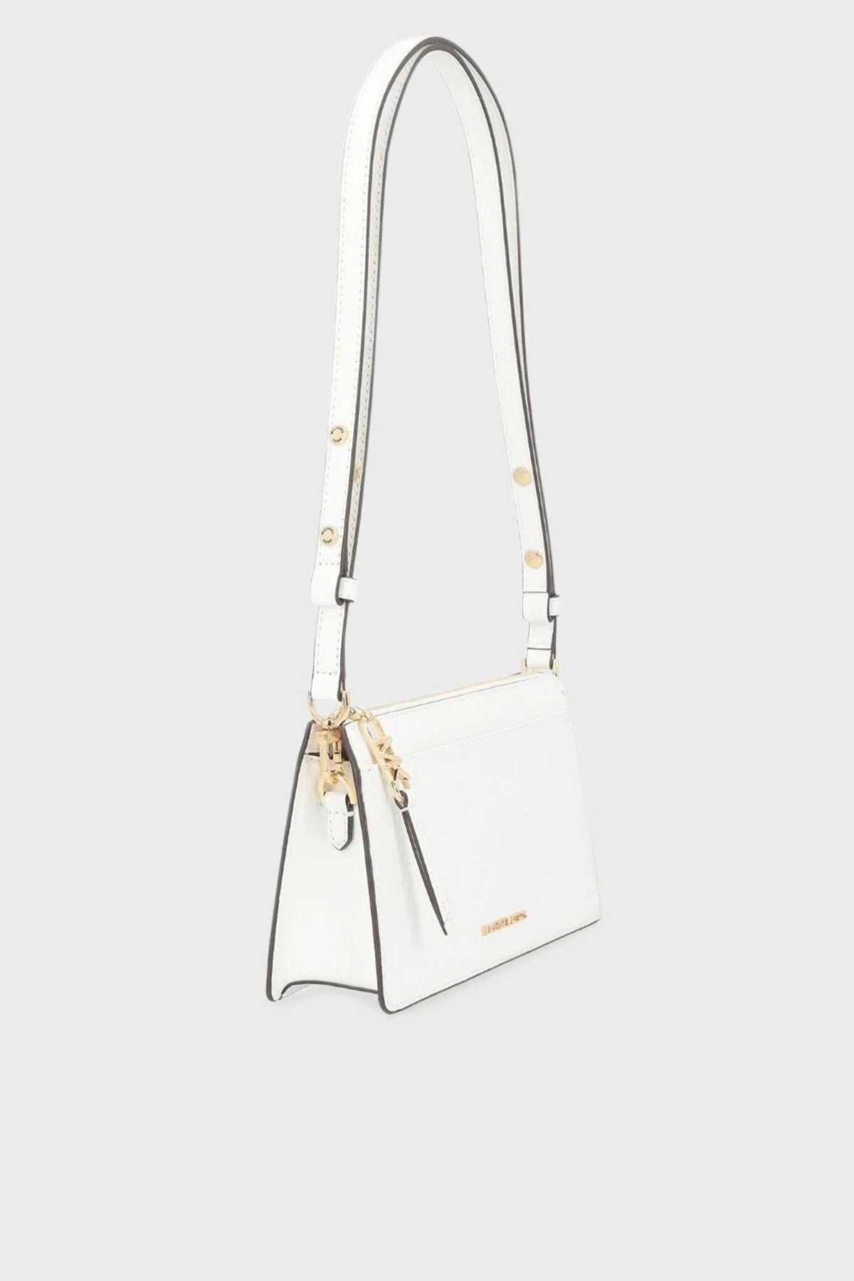 Michael Kors Logolu Çıkarılabilir Askılı 32H3G8EC7L085 Kadın Çanta 32H3G8EC7L 085 BEYAZ - 4