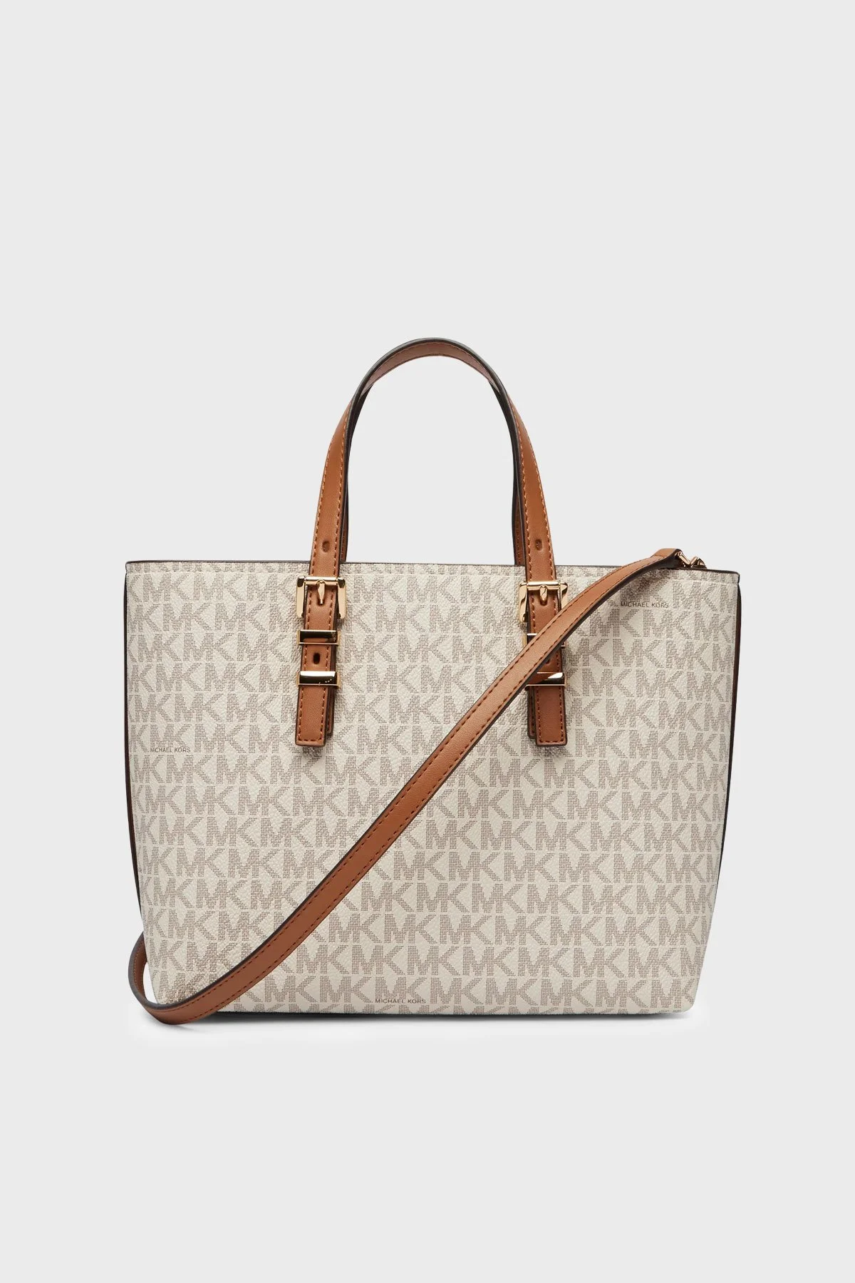 Michael Kors Logolu Çıkarılabilir Askılı 32S6GQNC0L149 Kadın Çanta 32S6GQNC0L 149 Ekru - 3