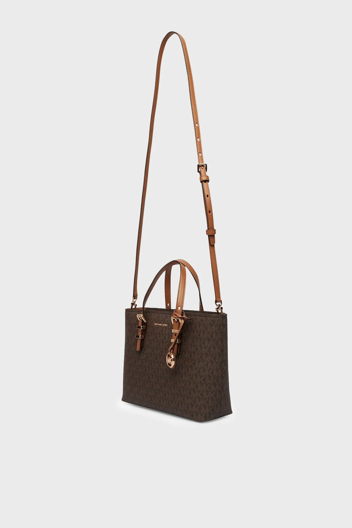 Michael Kors Logolu Çıkarılabilir Askılı 32S6GQNC0L252 Kadın Çanta 32S6GQNC0L 252 Kahve - 4