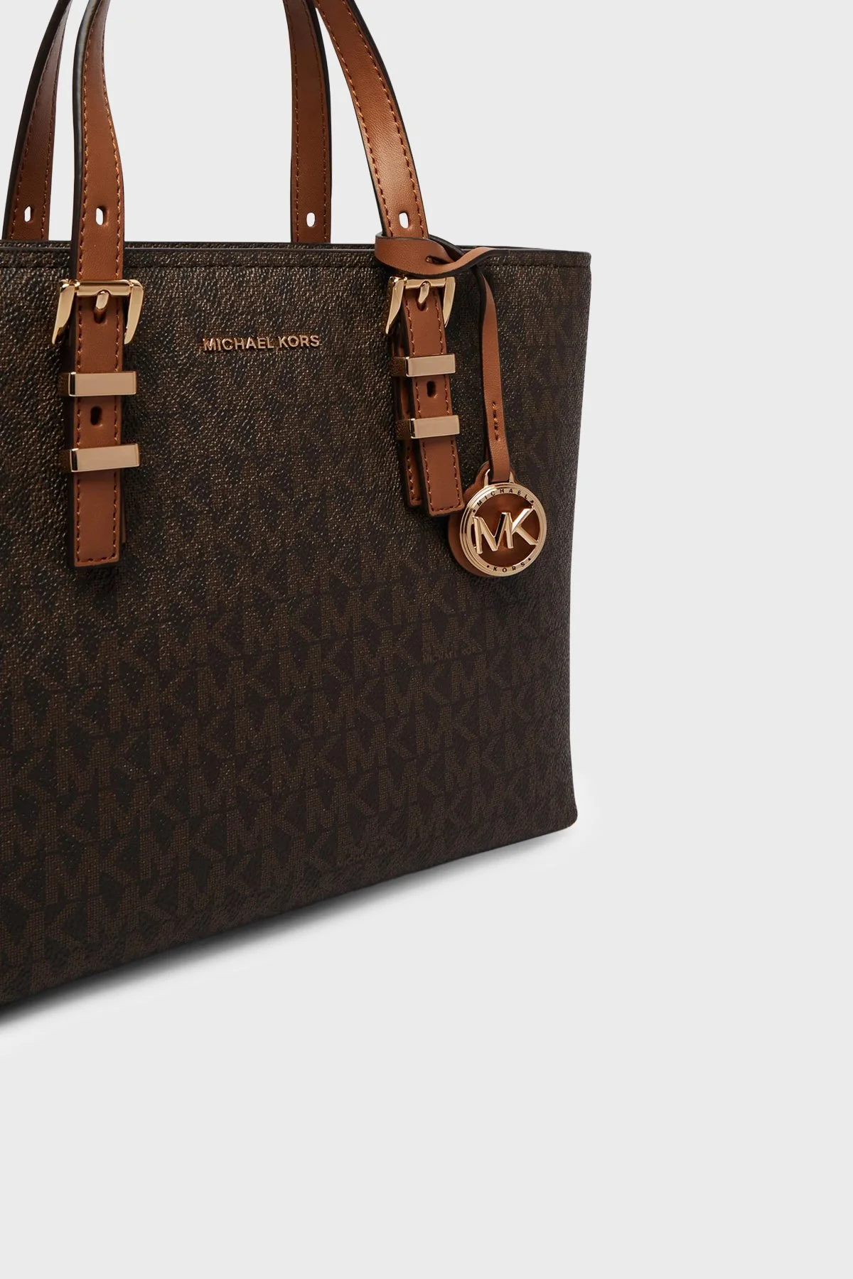 Michael Kors Logolu Çıkarılabilir Askılı 32S6GQNC0L252 Kadın Çanta 32S6GQNC0L 252 Kahve - 6