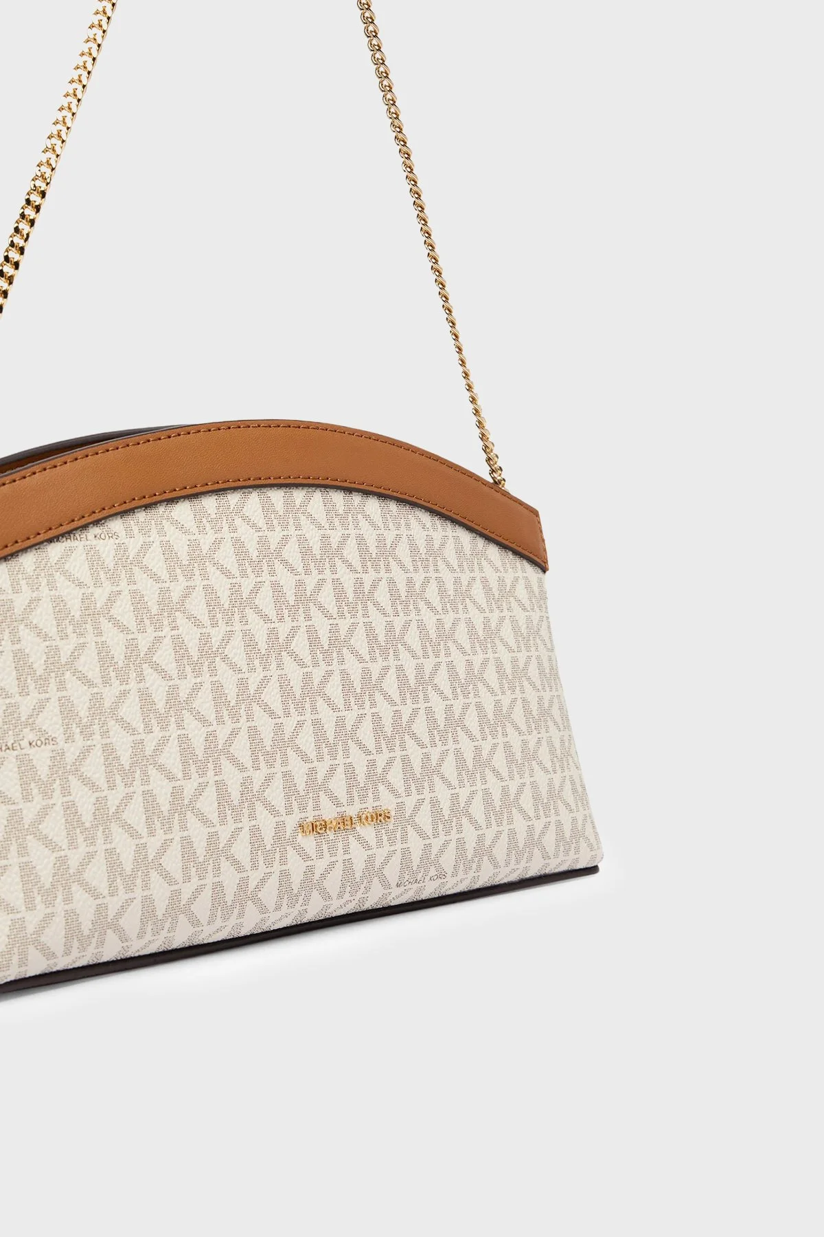 Michael Kors Logolu Çıkarılabilir Askılı Kadın Çanta 30S6G13C5B 149 Ekru - 3