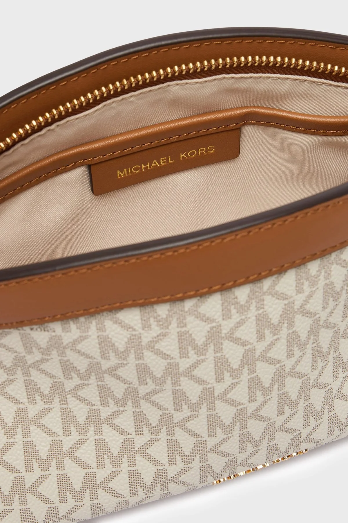 Michael Kors Logolu Çıkarılabilir Askılı Kadın Çanta 30S6G13C5B 149 Ekru - 5