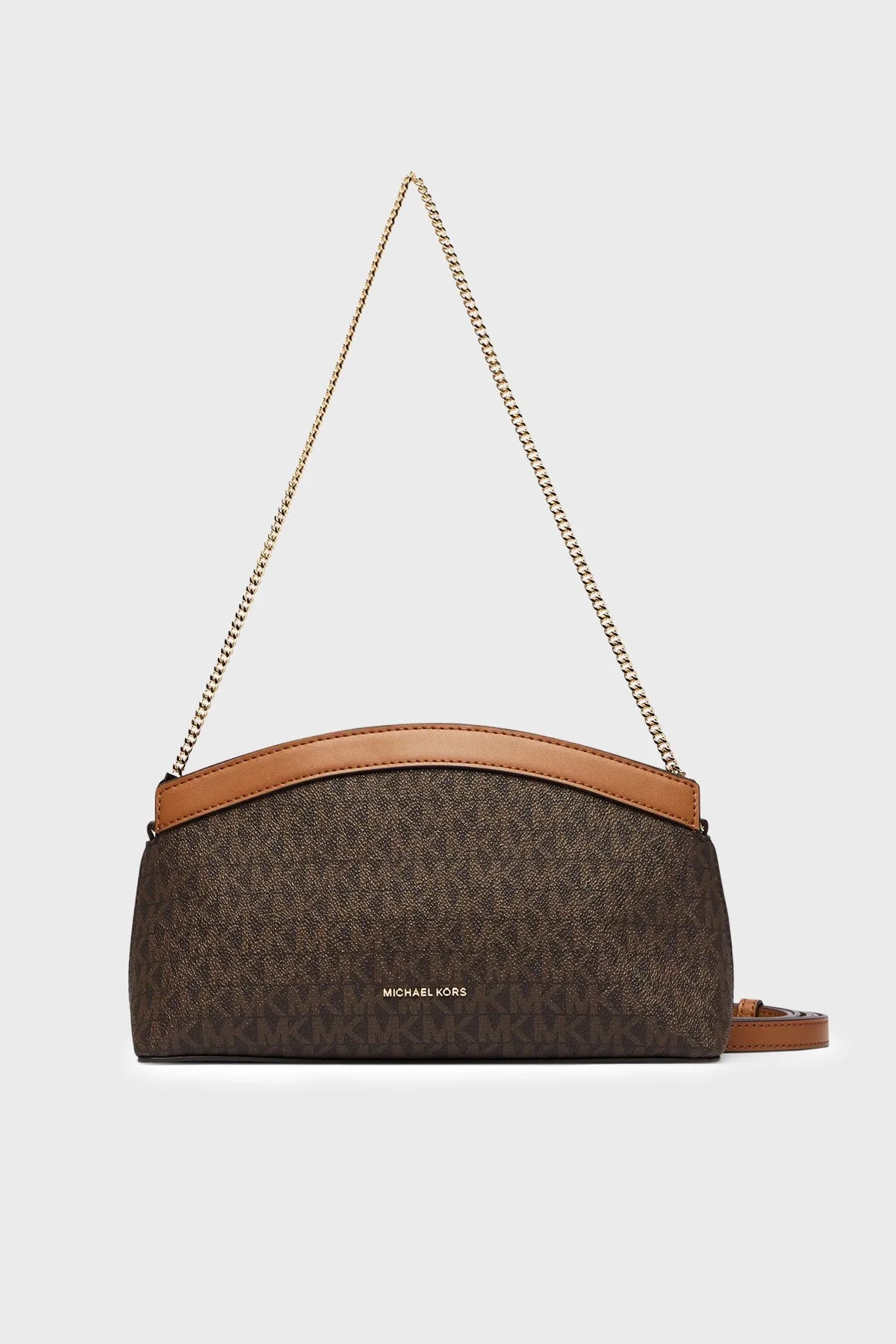 Michael Kors Logolu Çıkarılabilir Askılı Kadın Çanta 30S6G13C5B 252 Kahve - 1