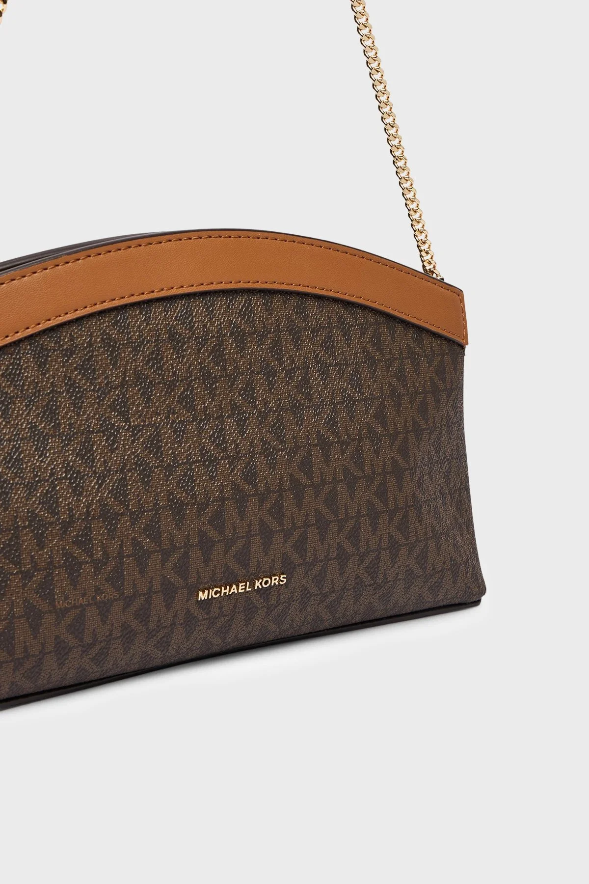 Michael Kors Logolu Çıkarılabilir Askılı Kadın Çanta 30S6G13C5B 252 Kahve - 3