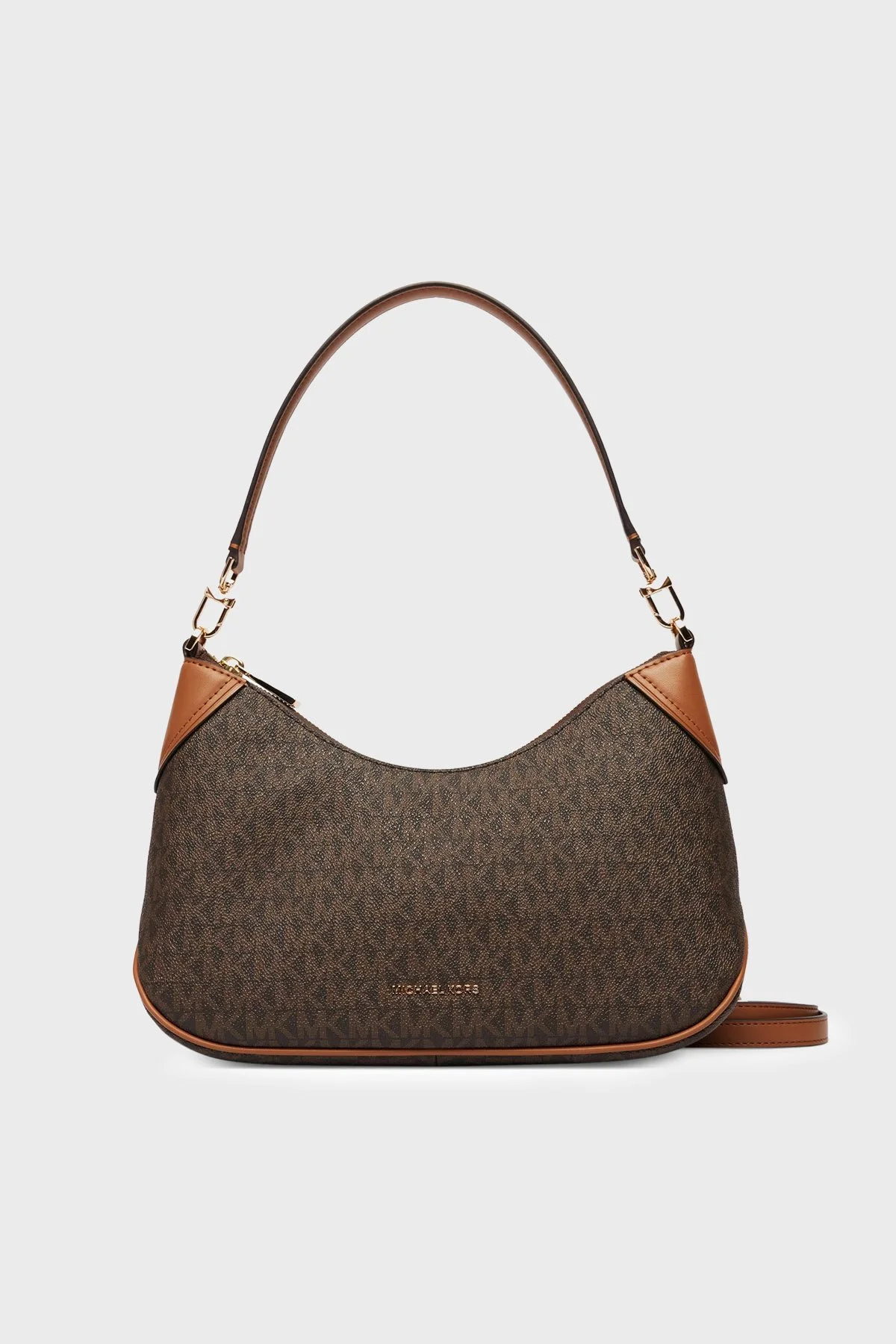 Michael Kors Logolu Çıkarılabilir Askılı Kadın Çanta 32S6GJ6W8B 252 Kahve - 1