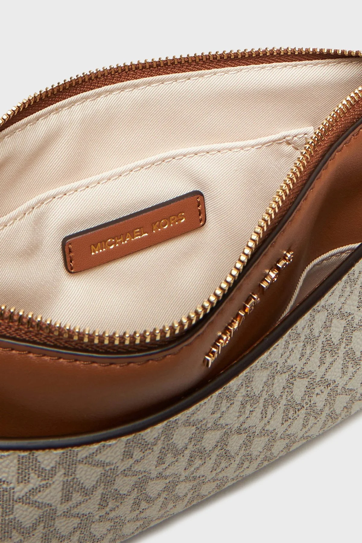 Michael Kors Logolu Çıkarılabilir Askılı Mini 32F5GJ6F6B149 Bayan Çanta 32F5GJ6F6B 149 EKRU - 6