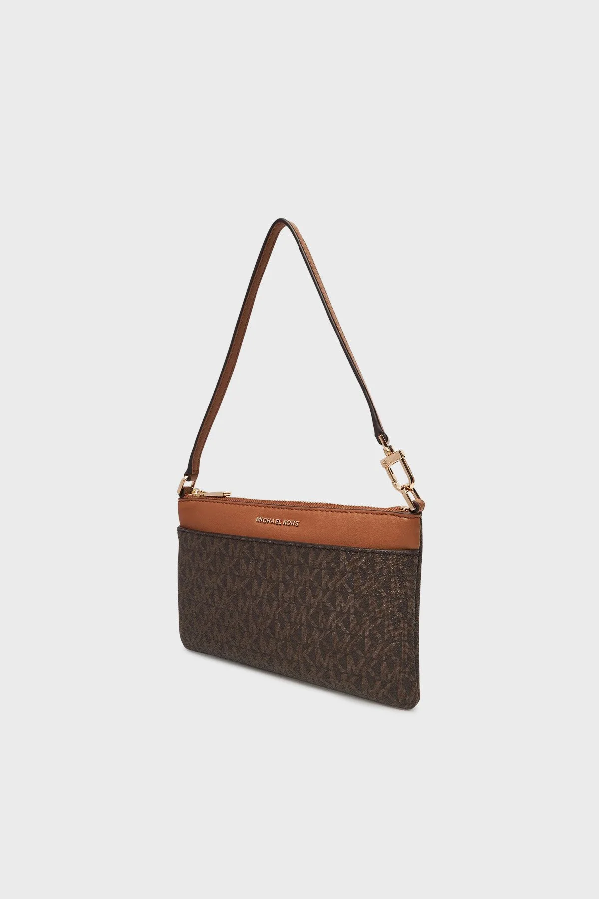 Michael Kors Logolu Çıkarılabilir Askılı Mini 32F5GJ6F6B252 Bayan Çanta 32F5GJ6F6B 252 KAHVE - 4