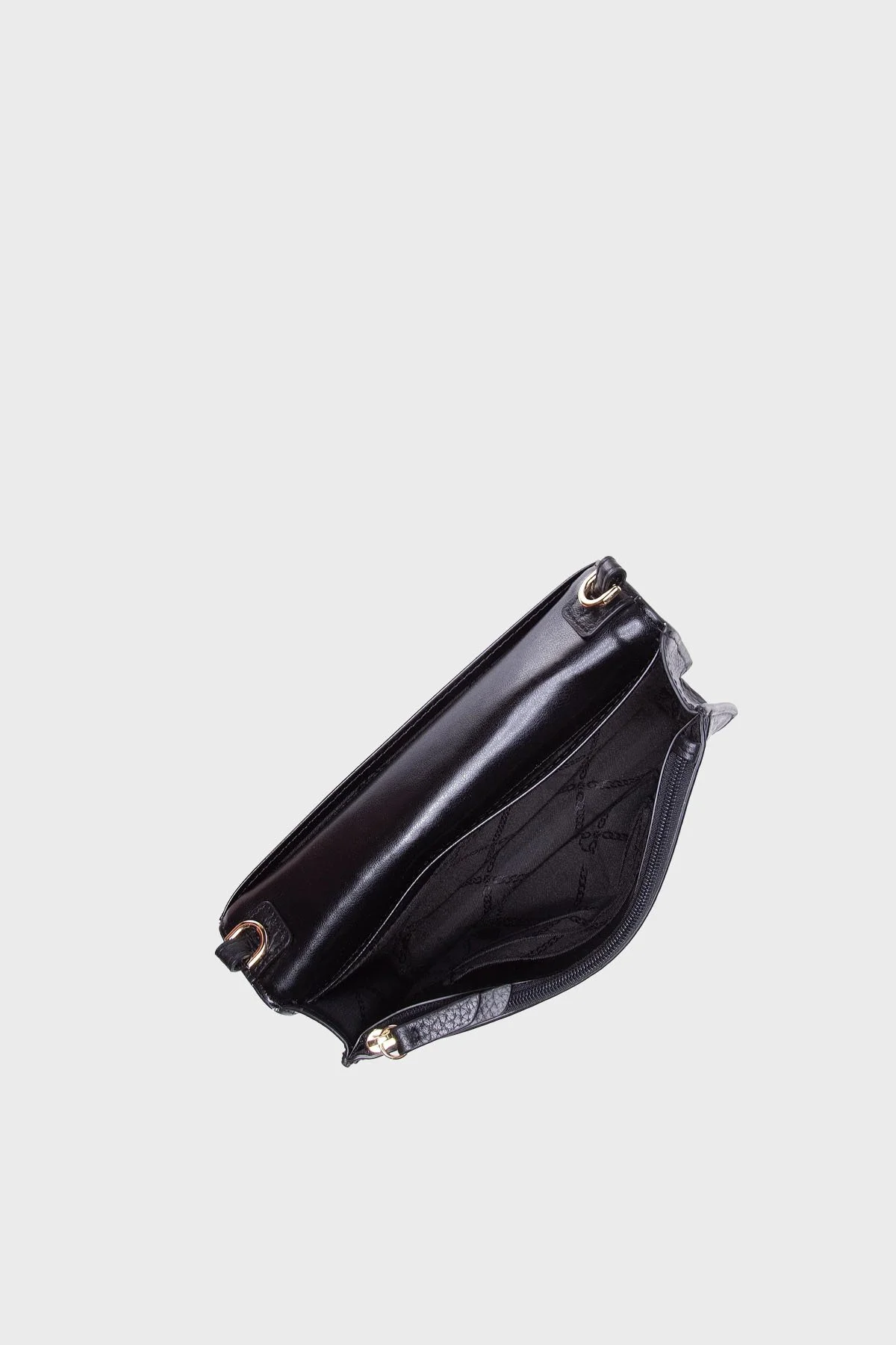 Michael Kors Logolu Çıkarılabilir Askılı Portföy 32S1GT9C5L001 Kadın Çanta 32S1GT9C5L 001 Siyah - 4