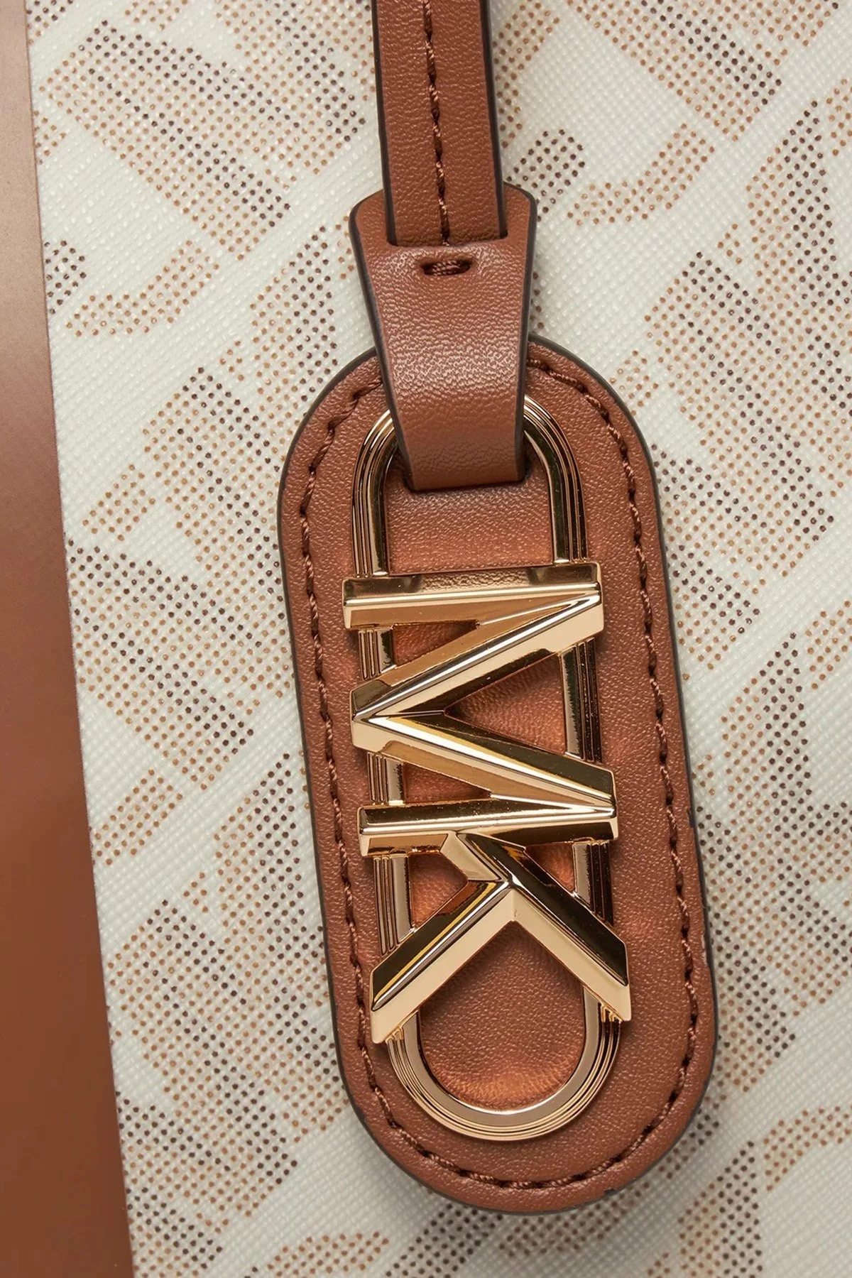 Michael Kors Logolu Çıkarılabilir İç Bölmeli 30H3GZAT7B099 Bayan Çanta 30H3GZAT7B 099 EKRU - 5