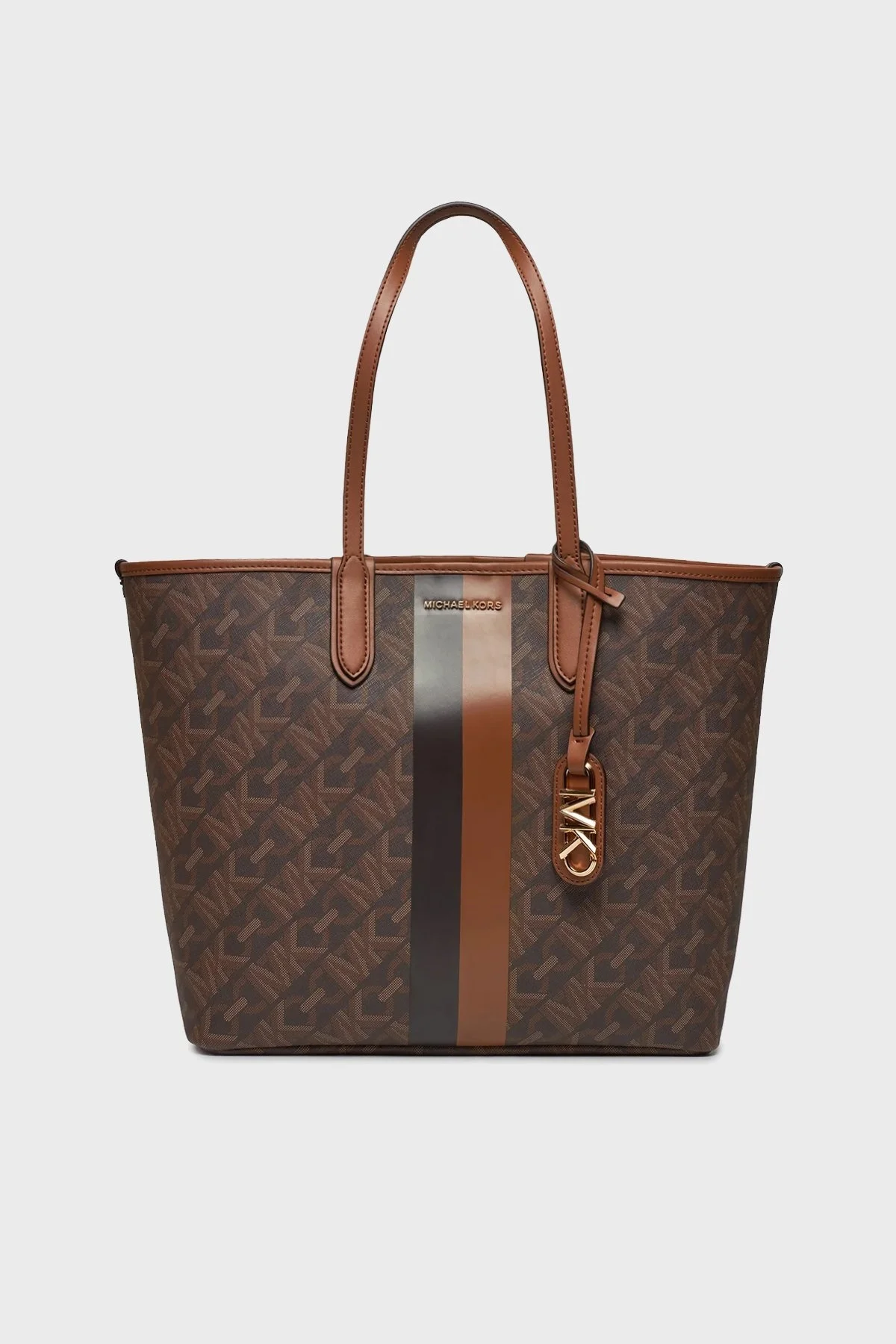 Michael Kors Logolu Çıkarılabilir İç Bölmeli 30H3GZAT7B227 Bayan Çanta 30H3GZAT7B 227 KAHVE - 5