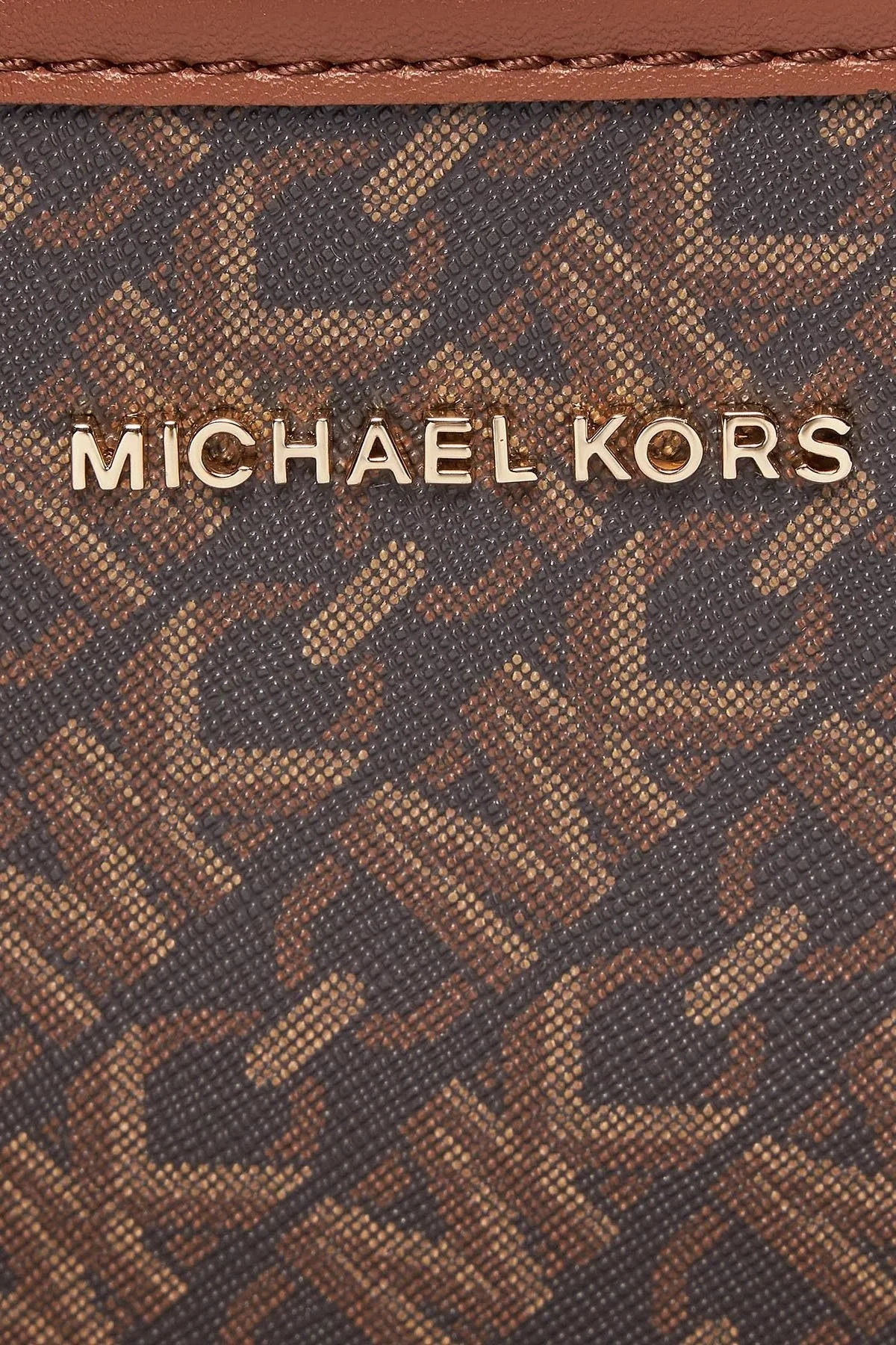 Michael Kors Logolu Çıkarılabilir İç Bölmeli Tote 30R4GZAT0B227 Bayan Çanta 30R4GZAT0B 227 KAHVE - 5