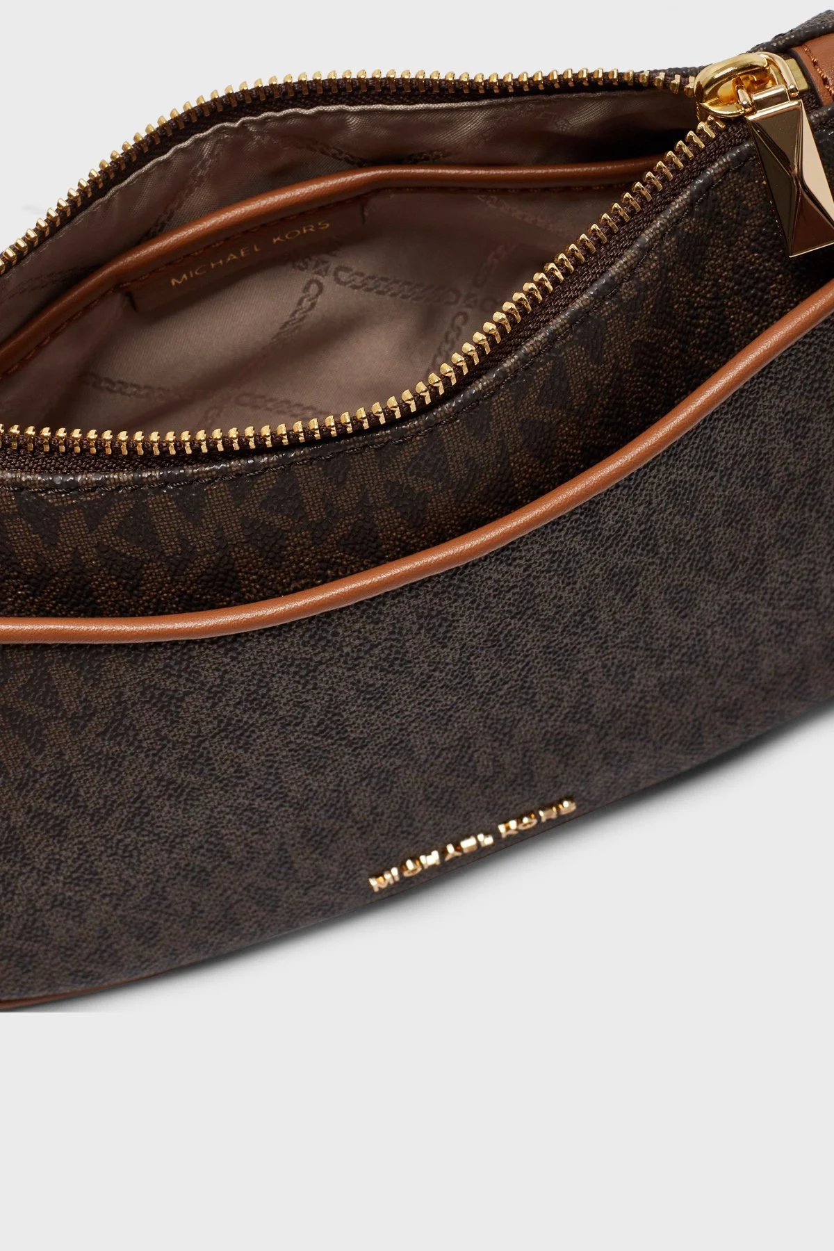 Michael Kors Logolu Çıkarılabilir Mini Cüzdanlı 32S3GJ6C8B252 Kadın Çanta 32S3GJ6C8B 252 KAHVE - 3