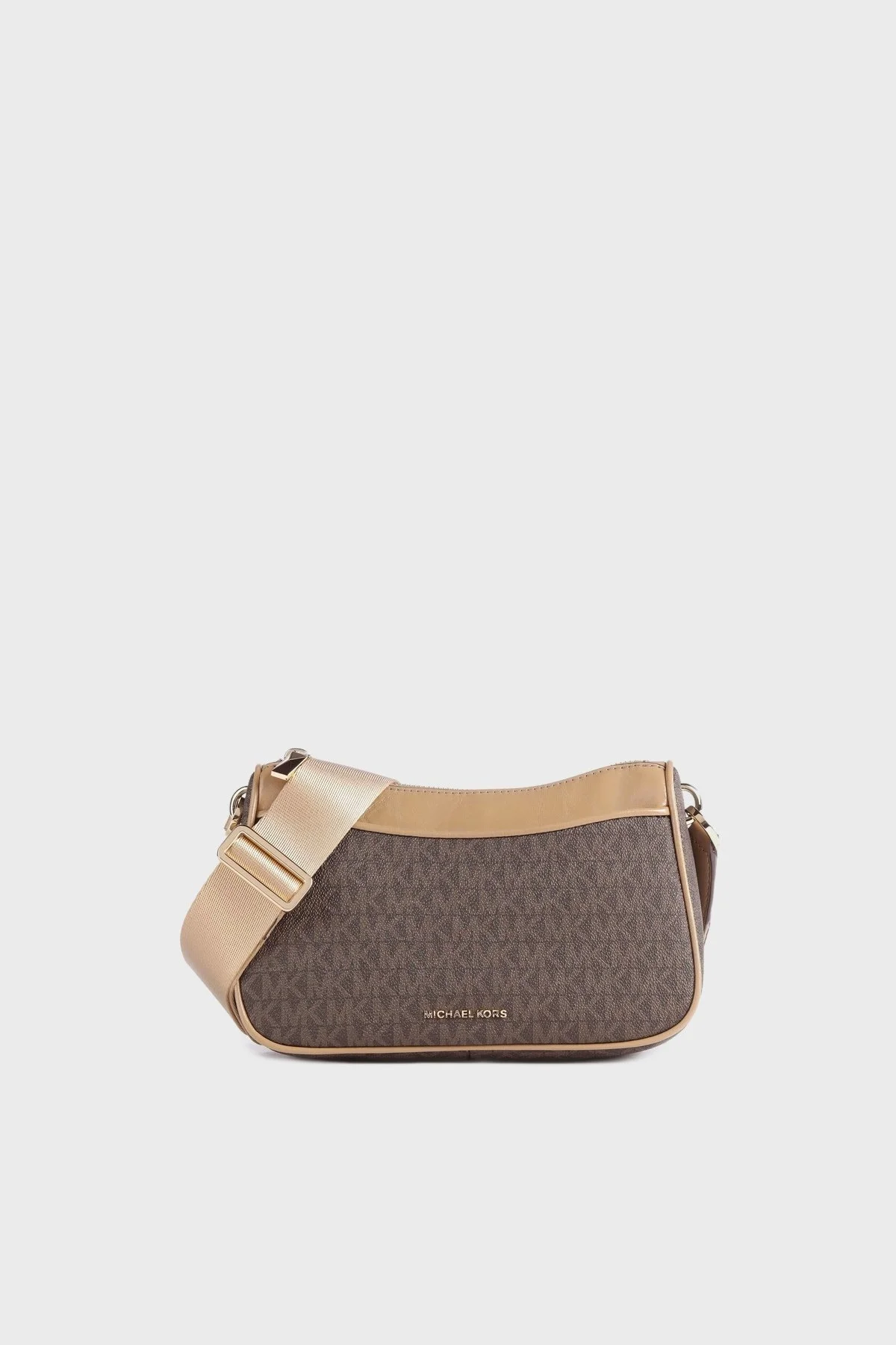 Michael Kors Çıkarılabilir Mini Cüzdanlı Hakiki Deri 32F3GJ6C8B222 Bayan Çanta 32F3GJ6C8B 222 KAHVE - 1