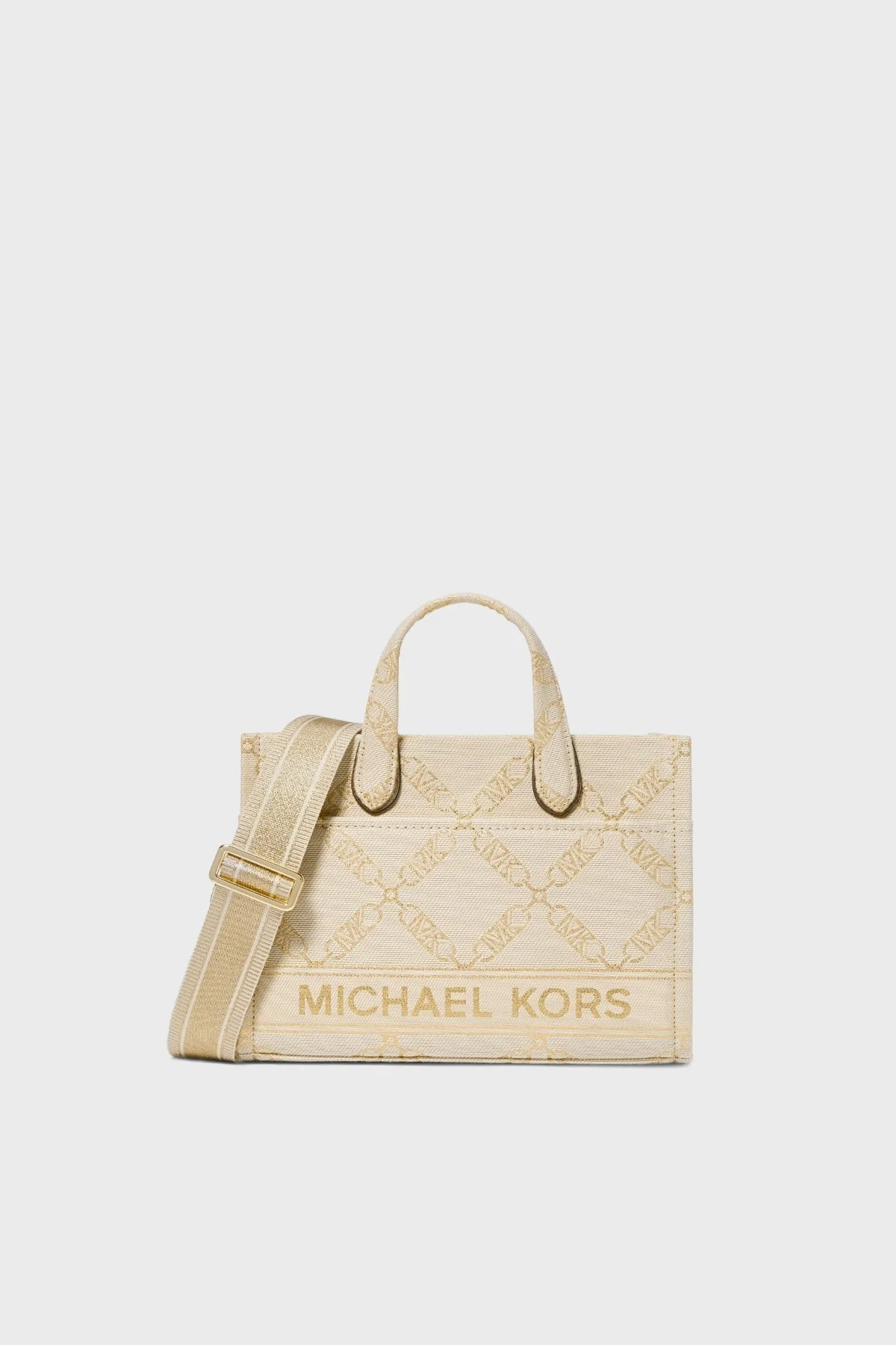 Michael Kors Logolu Çıkarılabilir Omuz Askılı 30S3G3GM5I750 Bayan Çanta 30S3G3GM5I 750 BEJ - 1