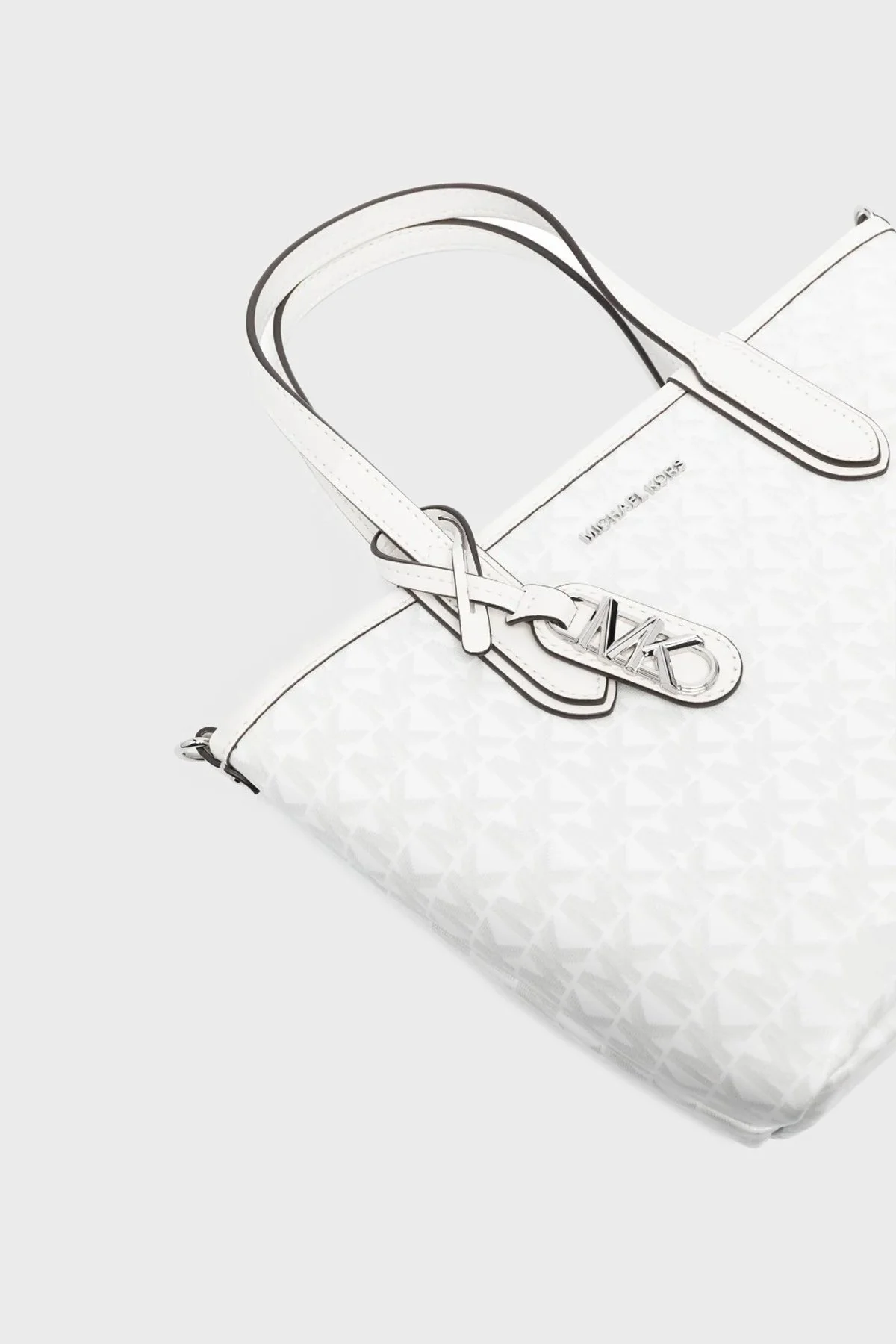 Michael Kors Logolu Çıkarılabilir Omuz Askılı 30S3SZAT0V101 Bayan Çanta 30S3SZAT0V 101 BEYAZ - 4