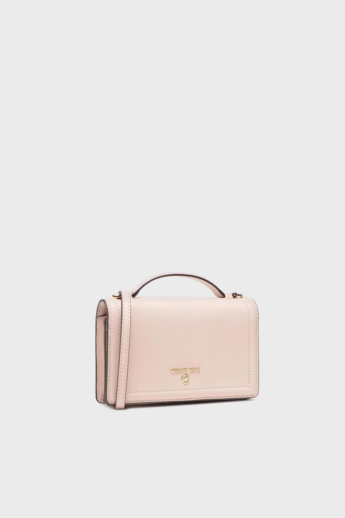 Michael Kors Logolu Çıkarılabilir Omuz Askılı 32T0GT9C5L187 Bayan Çanta 32T0GT9C5L 187 PUDRA - 1
