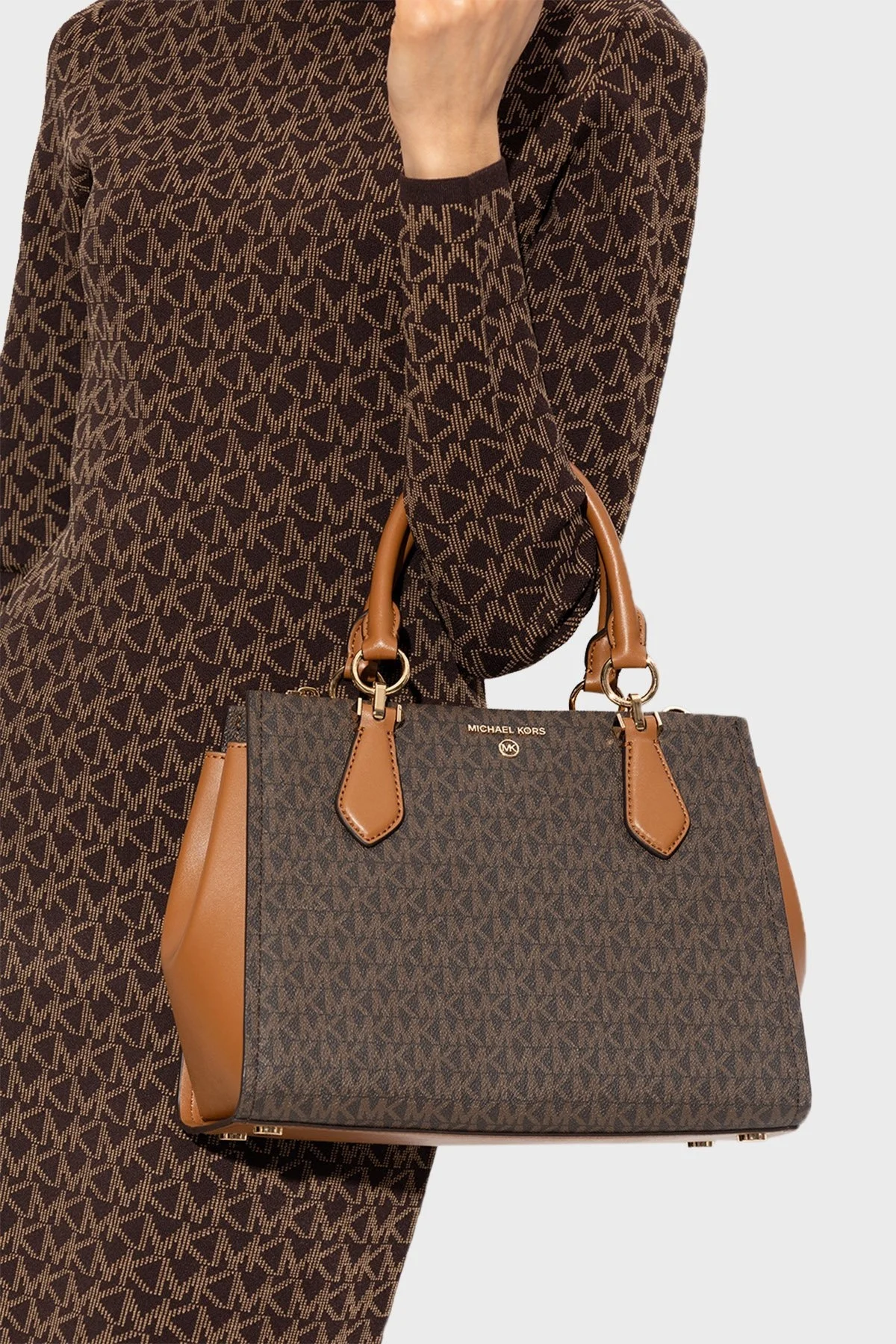 Michael Kors Çıkarılabilir Omuz Askılı Deri 30S2G6AS2B252 Bayan Çanta 30S2G6AS2B 252 KAHVE - 2