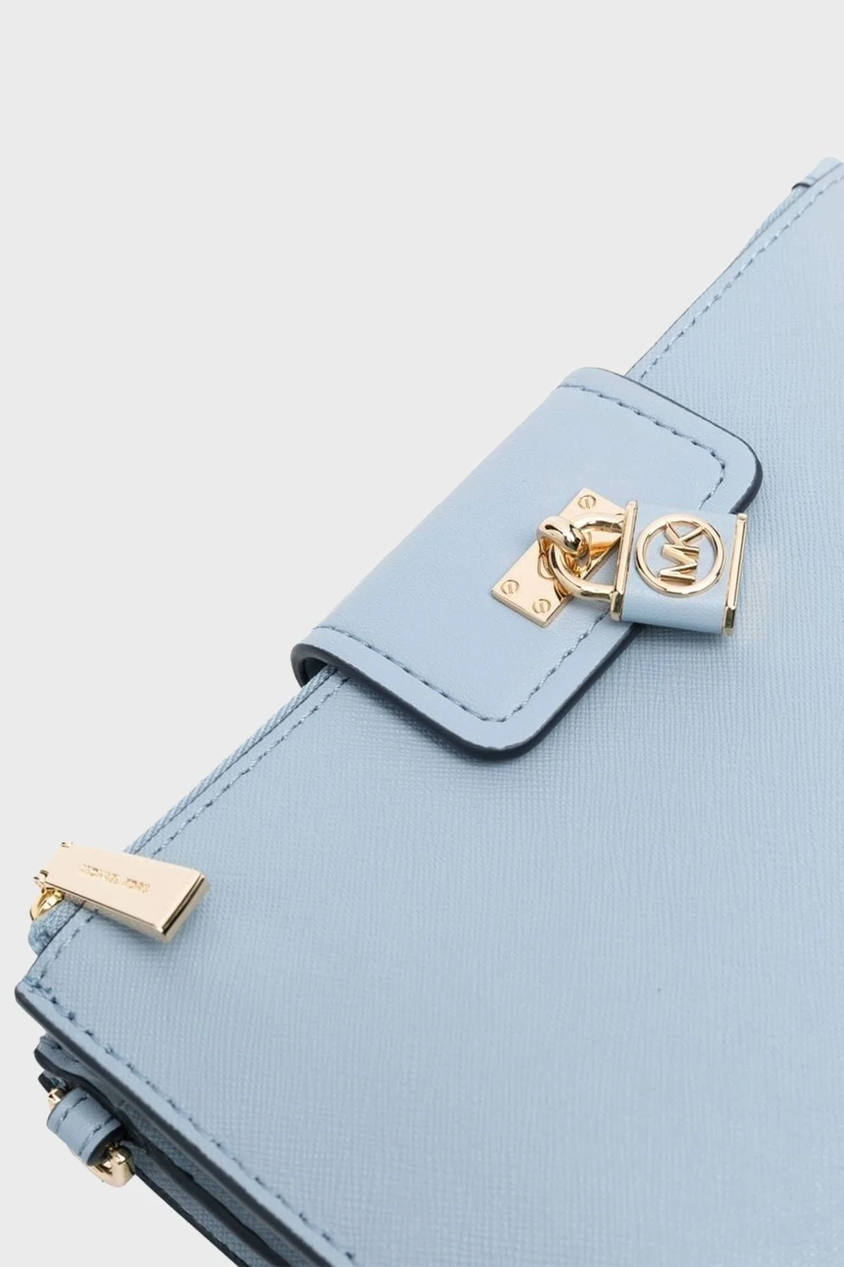 Michael Kors Logolu Çıkarılabilir Omuz Askılı Hakiki Deri 32S3GR0C1L487 Bayan Çanta 32S3GR0C1L 487 MAVİ - 4