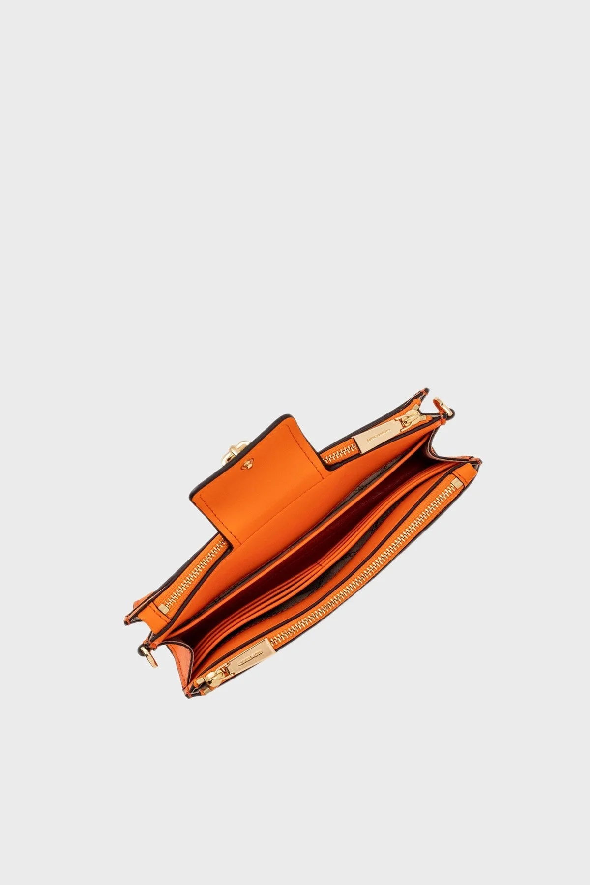 Michael Kors Logolu Çıkarılabilir Omuz Askılı Hakiki Deri 32S3GR0C1L842 Bayan Çanta 32S3GR0C1L 842 TURUNCU - 2