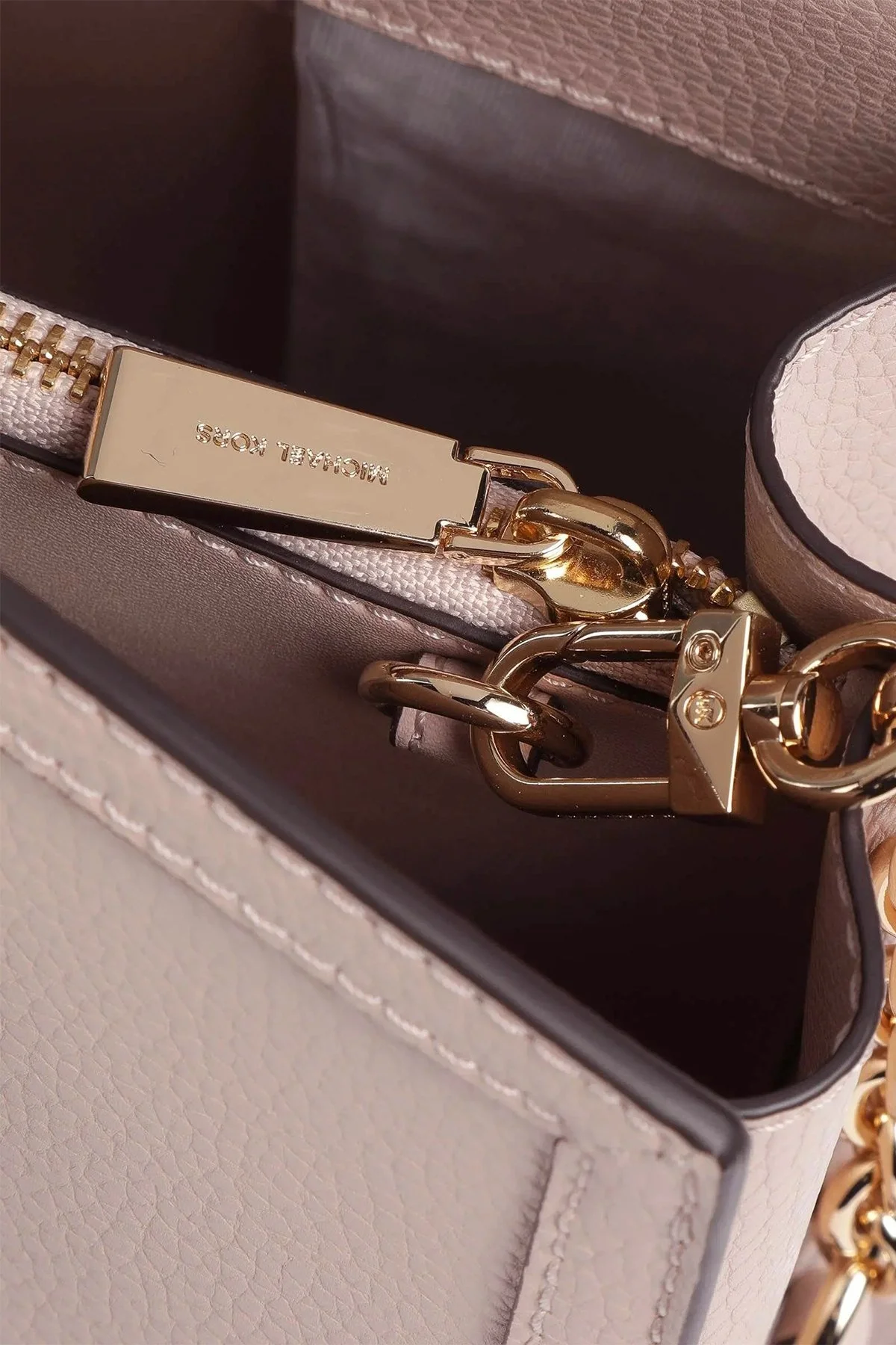 Michael Kors Logolu Çıkarılabilir Uzatma Askılı 30F2G7CS2T187 Bayan Çanta 30F2G7CS2T 187 PUDRA - 8
