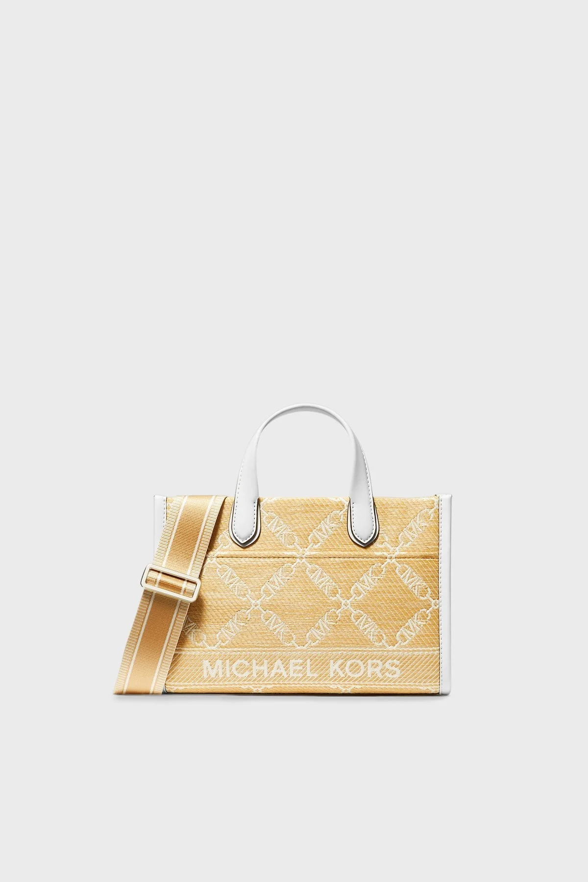 Michael Kors Logolu Çıkarılabilir Uzatma Askılı 30S4S3GM5U884 Bayan Çanta 30S4S3GM5U 884 SARI - 1