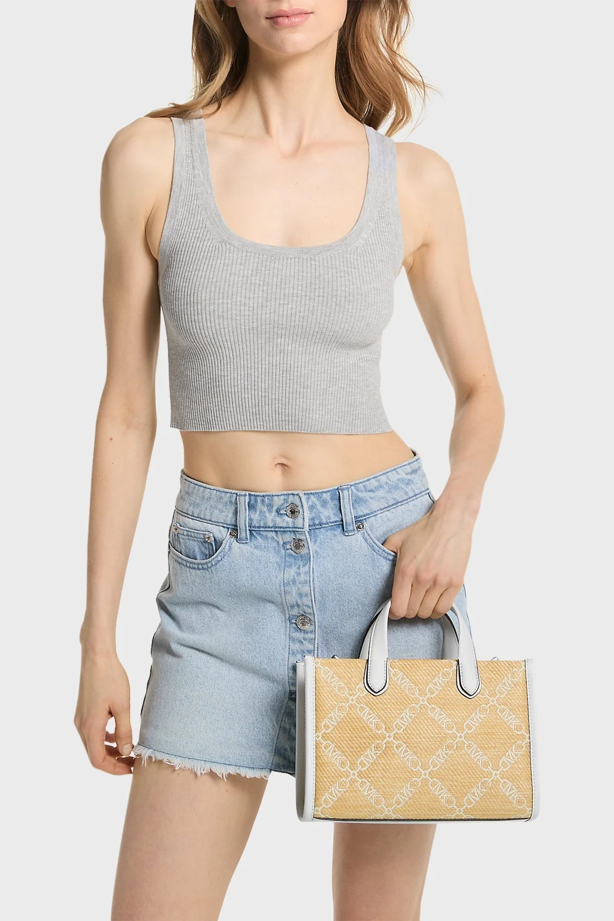 Michael Kors Logolu Çıkarılabilir Uzatma Askılı 30S4S3GM5U884 Bayan Çanta 30S4S3GM5U 884 SARI - 2