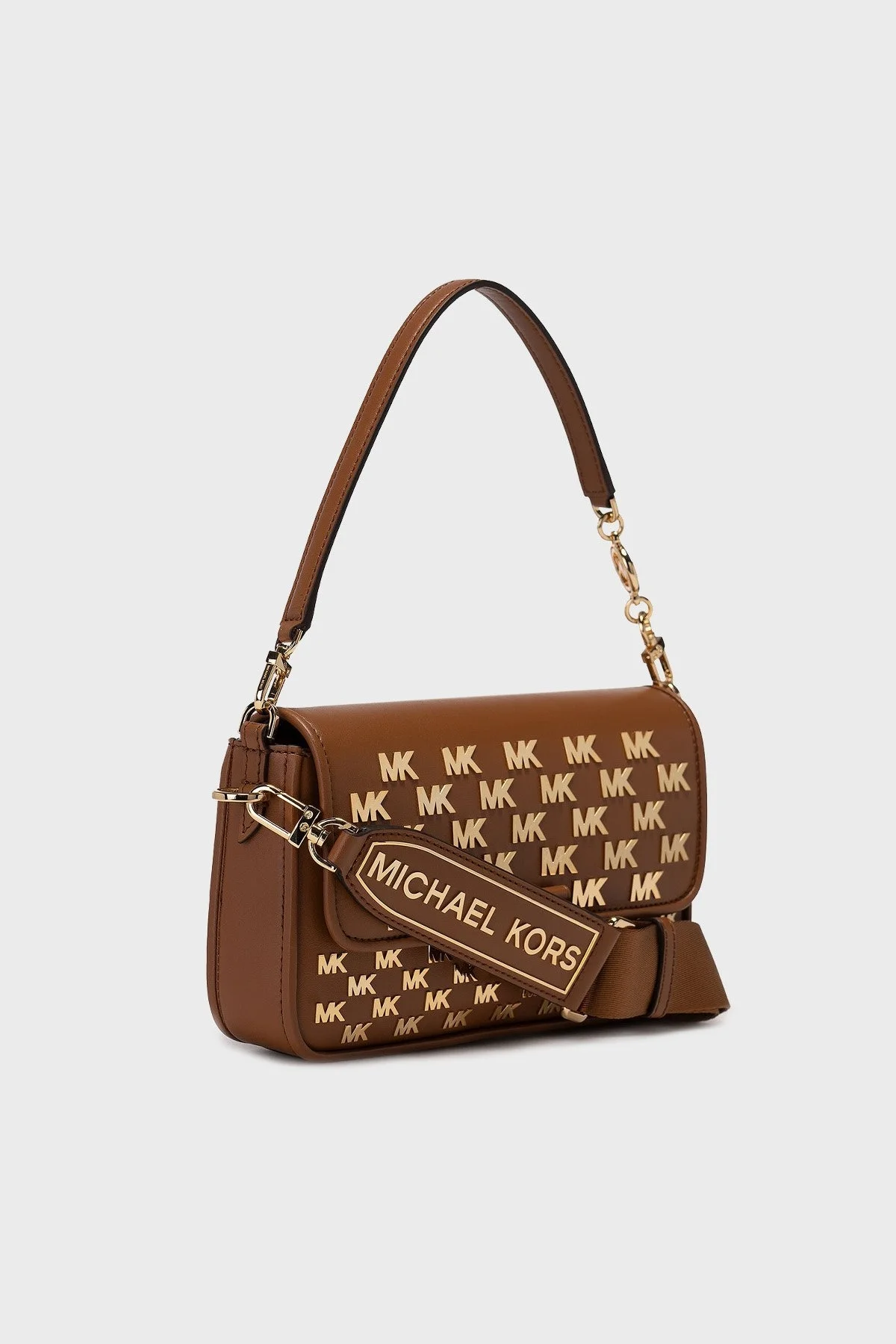 Michael Kors Logolu Çıkarılabilir Uzatma Askılı 30T2G2BL1Y230 Bayan Çanta 30T2G2BL1Y 230 KAHVE - 4