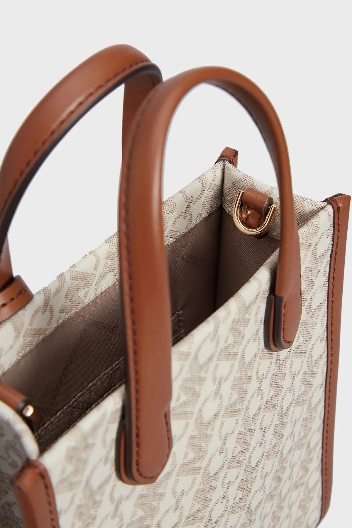 Michael Kors Logolu Çıkarılabilir Uzatma Askılı 32H3G3GC4B099 Bayan Çanta 32H3G3GC4B 099 EKRU - 3