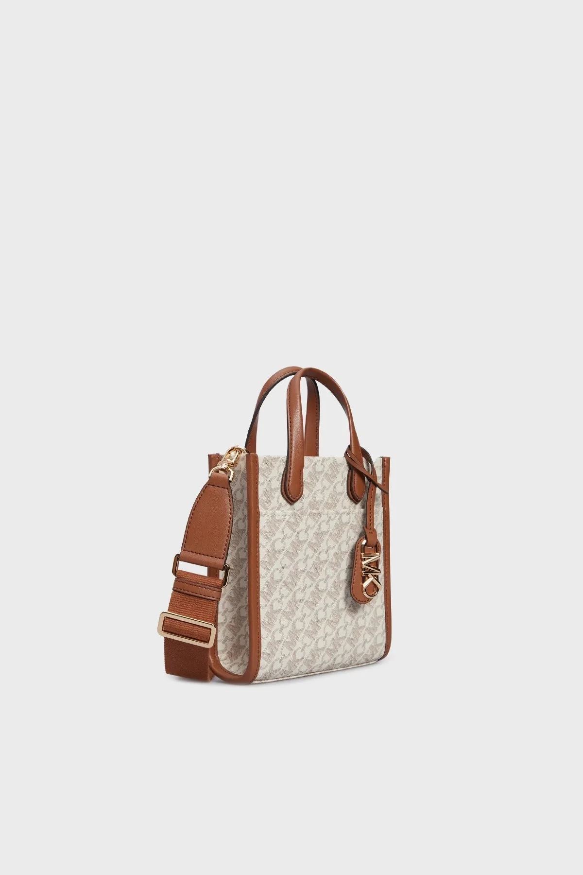 Michael Kors Logolu Çıkarılabilir Uzatma Askılı 32H3G3GC4B099 Bayan Çanta 32H3G3GC4B 099 EKRU - 4