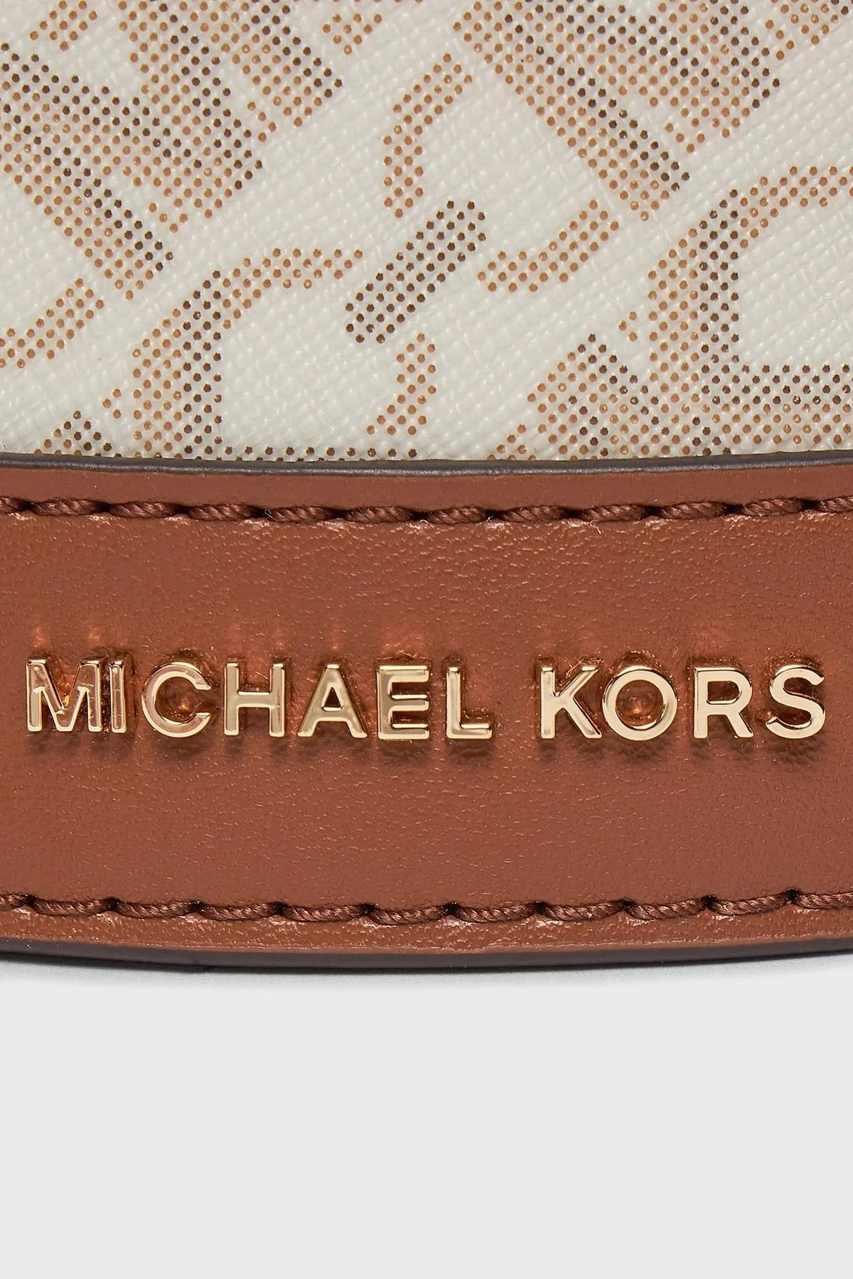 Michael Kors Logolu Çıkarılabilir Uzatma Askılı 32R4G10C5B099 Bayan Çanta 32R4G10C5B 099 EKRU - 5